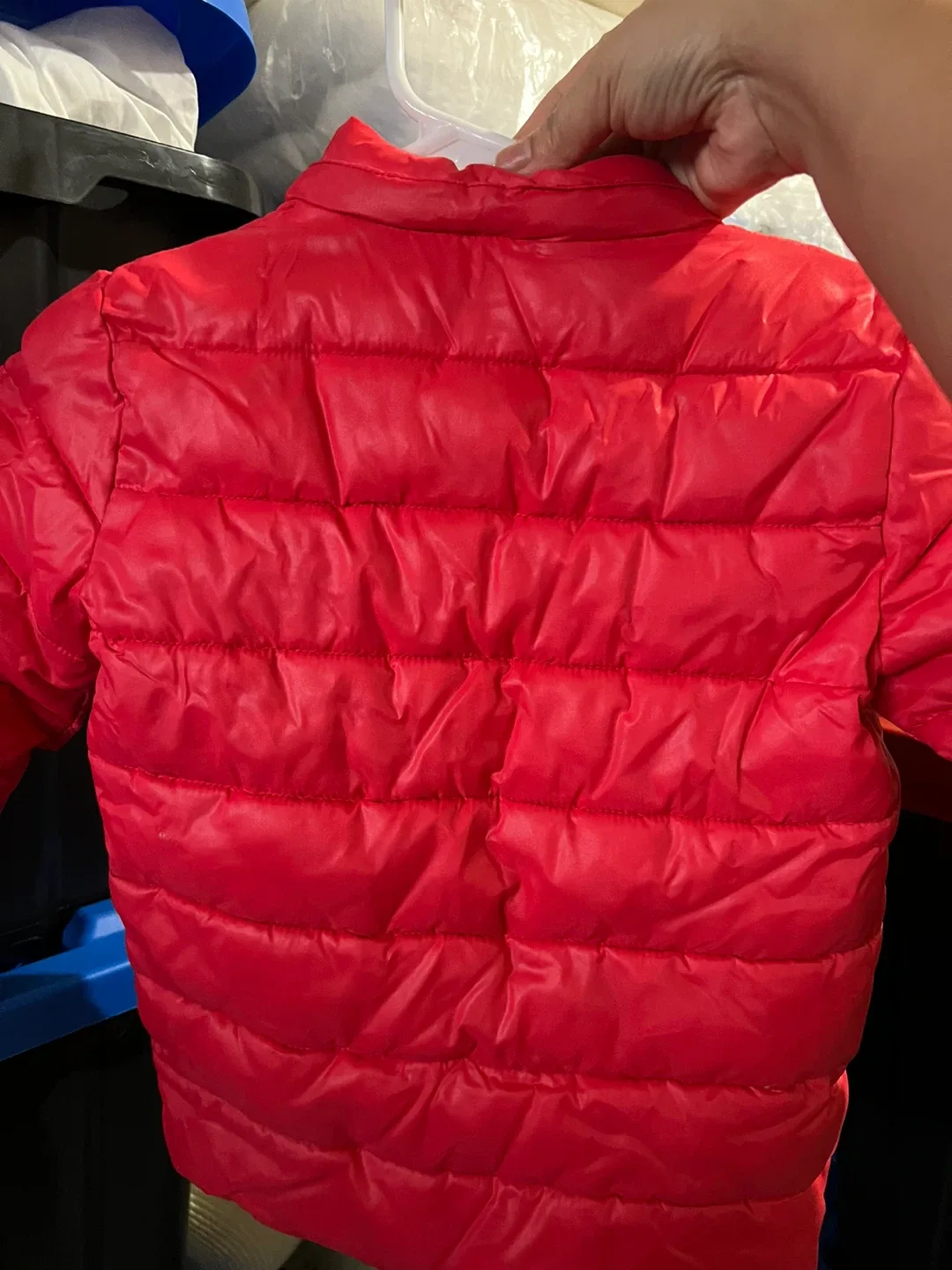 Silvian Heach Bebe Red Puffer Jacket - Size 24 image indicator(2)