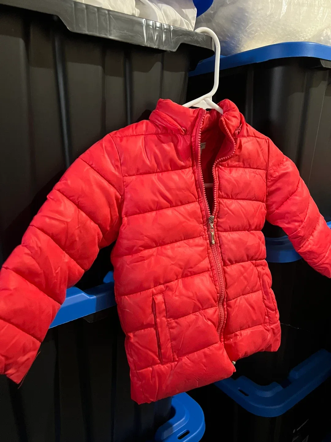 Silvian Heach Bebe Red Puffer Jacket - Size 24