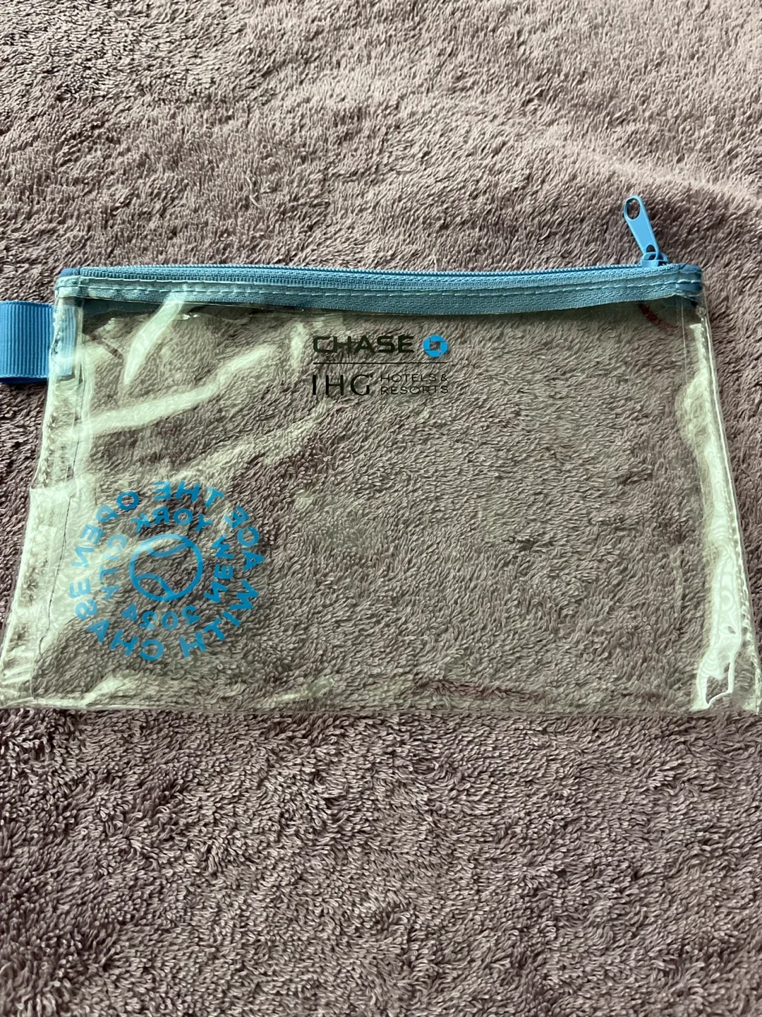 Chase US open Clear Pouch #Cleanout