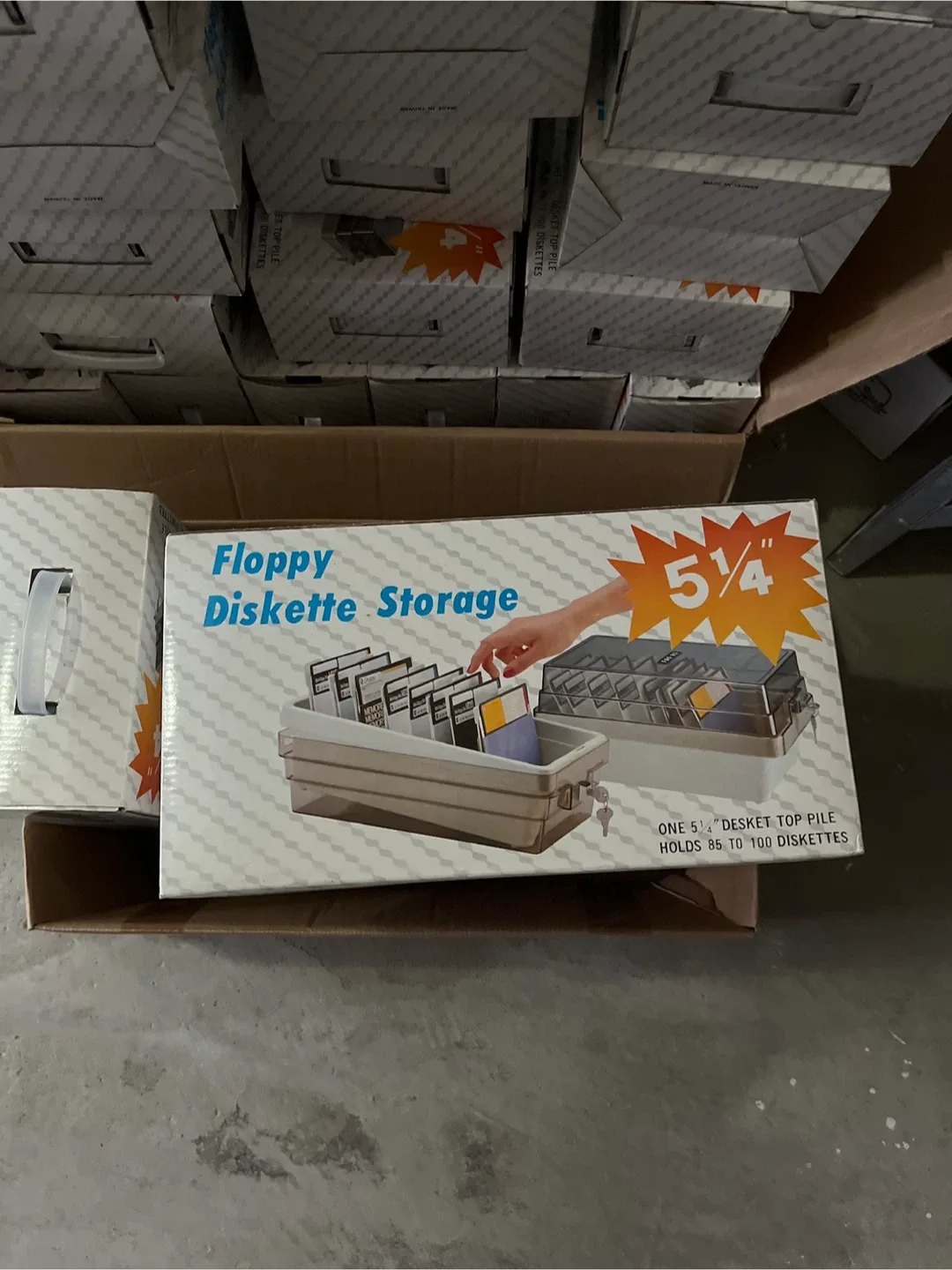 Floppy Diskettes Cases, Brand New, Sealed