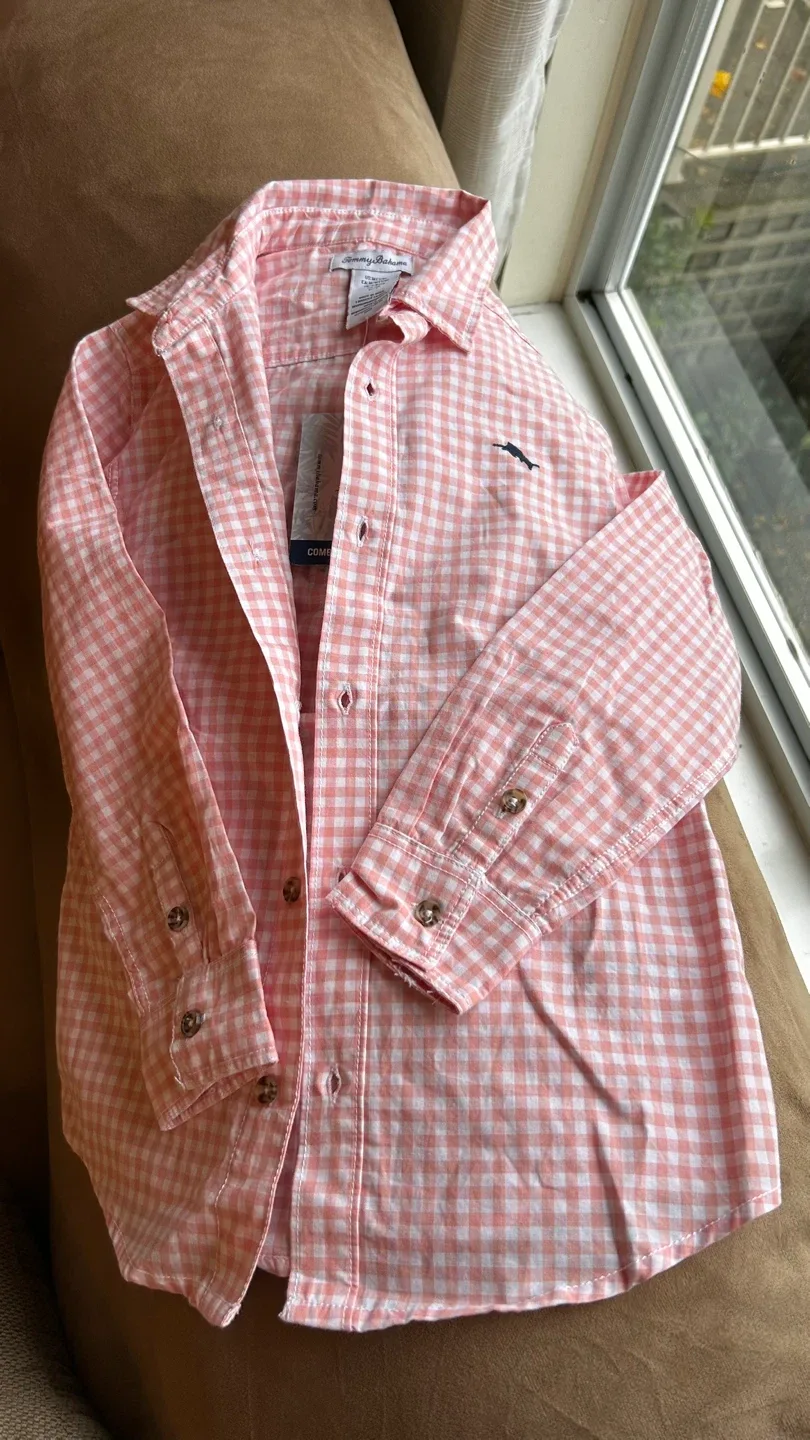 New Tommy Bahama Kids Shirt - Size M (7/8)