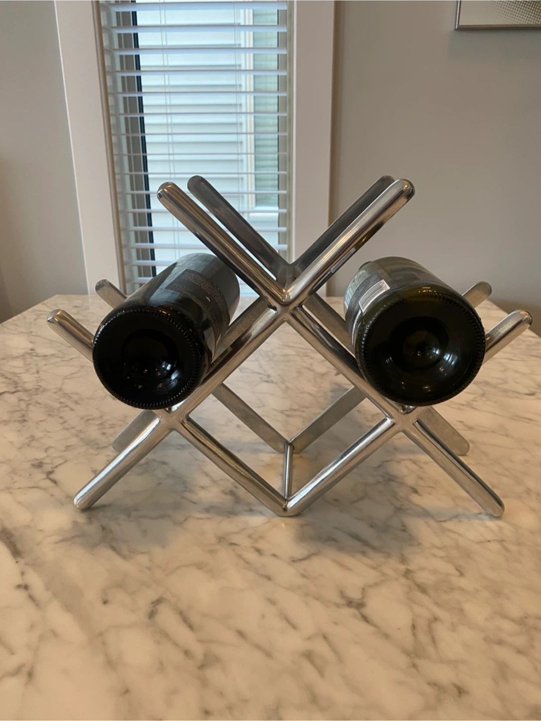 Modern Metal Wine Rack - photo 2