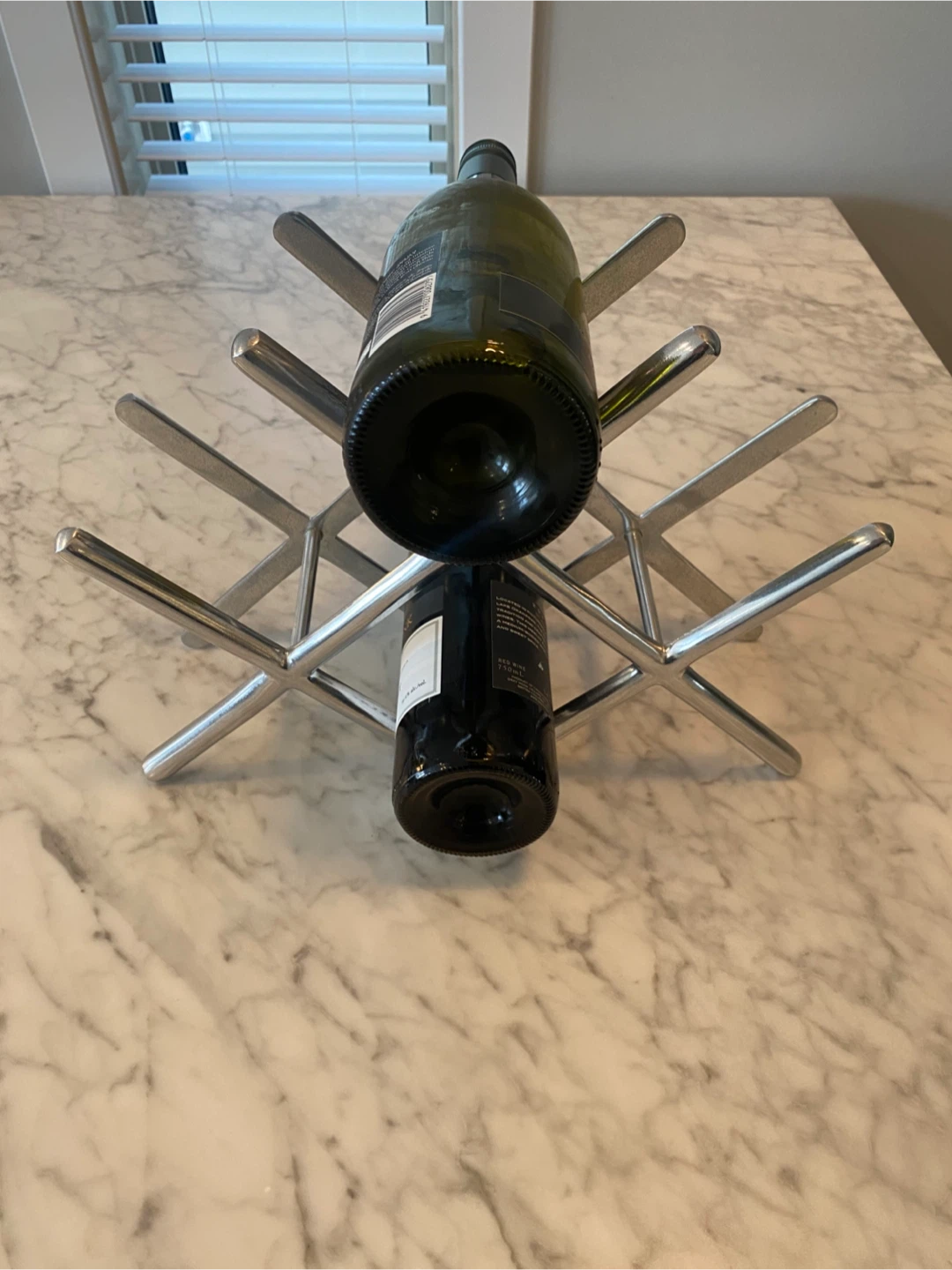 Modern Metal Wine Rack - photo 4