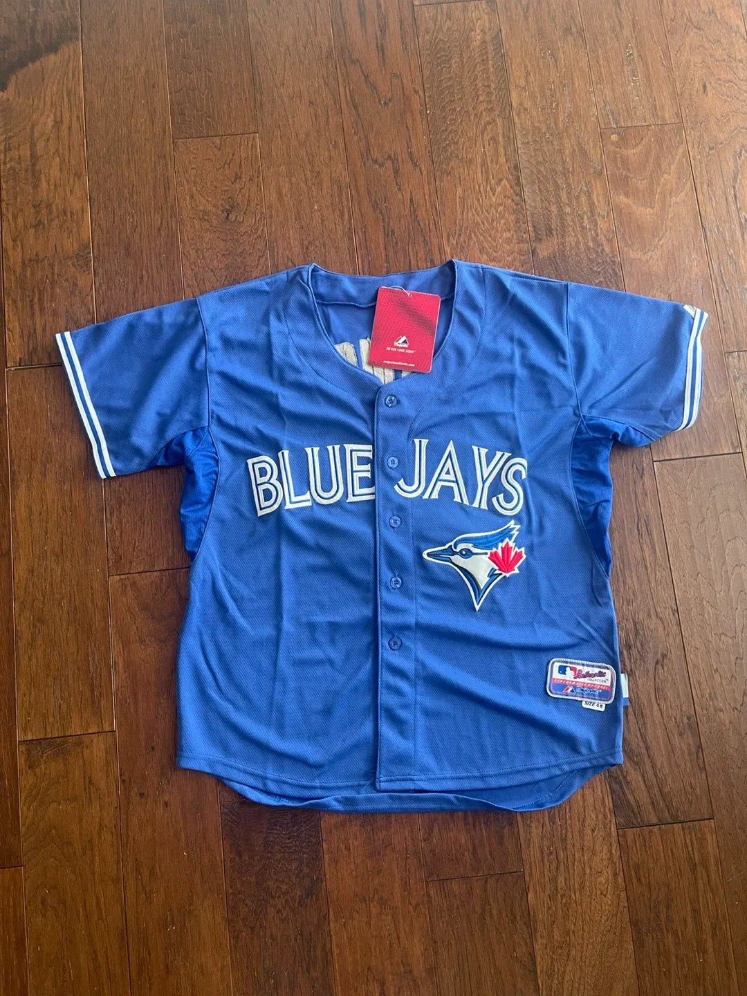 Sz 48 Majestic Blue Jays Bautista Jersey