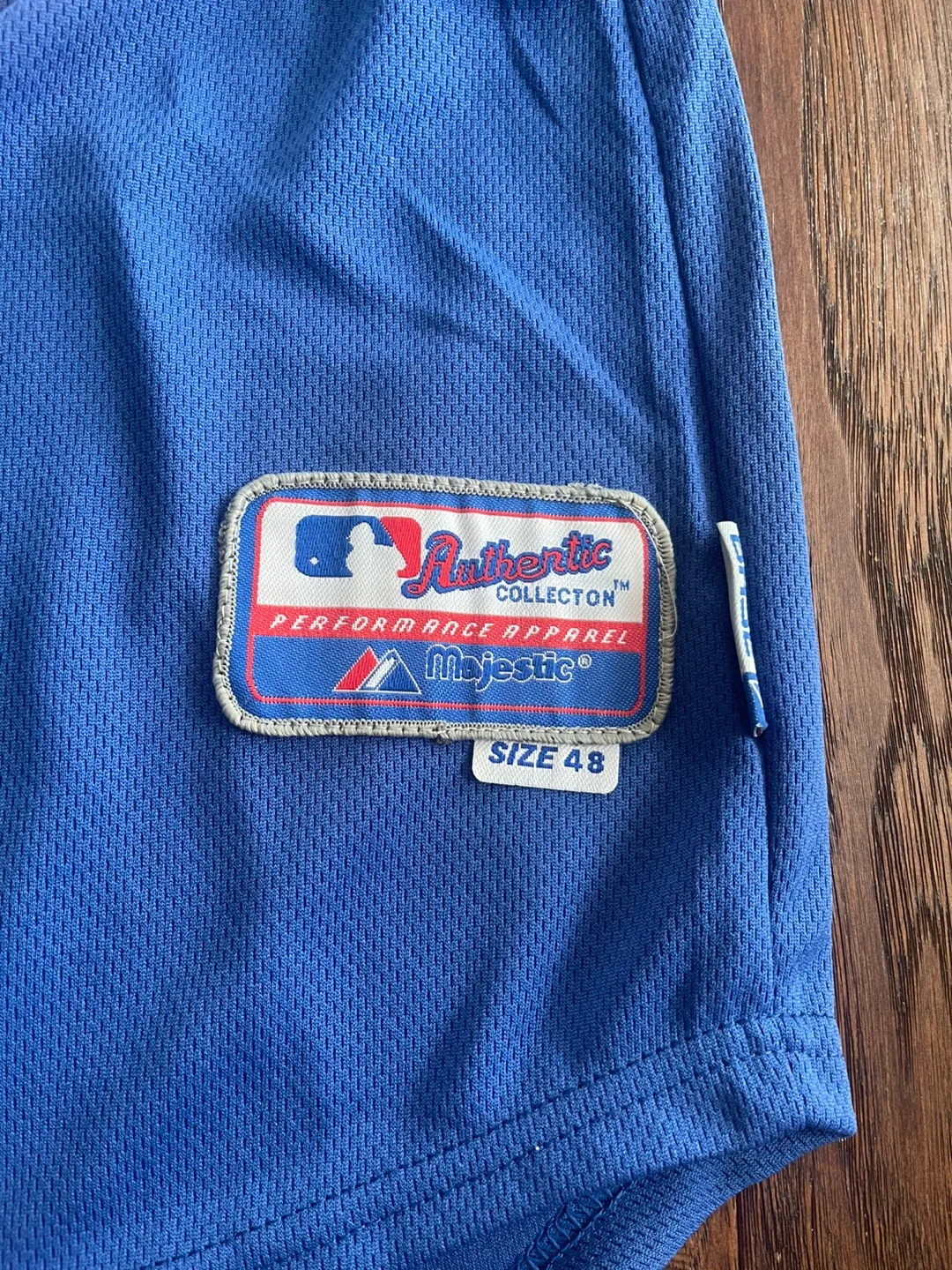 Sz 48 Majestic Blue Jays Bautista Jersey image indicator(5)