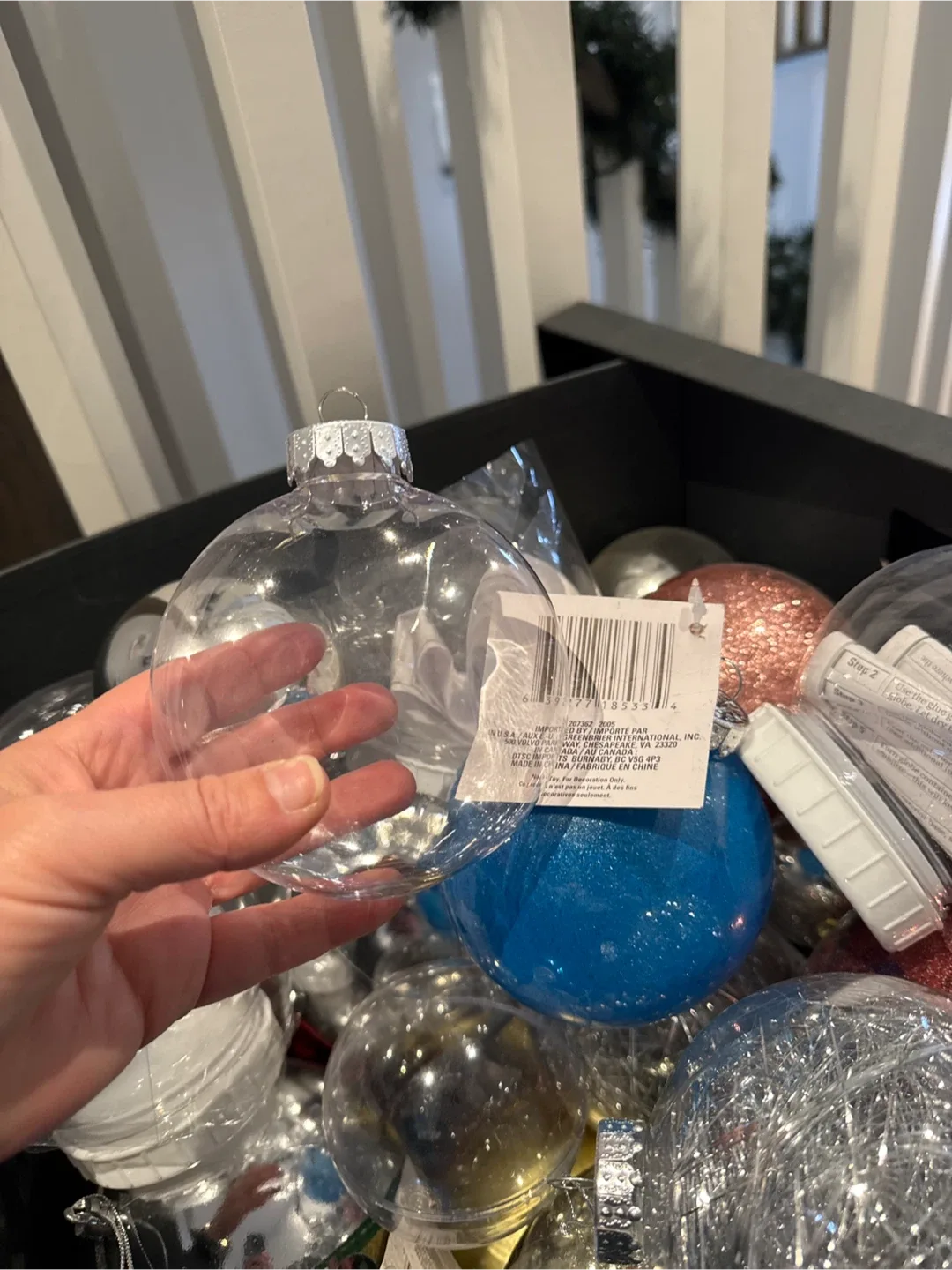 Christmas Ornaments - Blue, Silver, Clear image indicator(4)