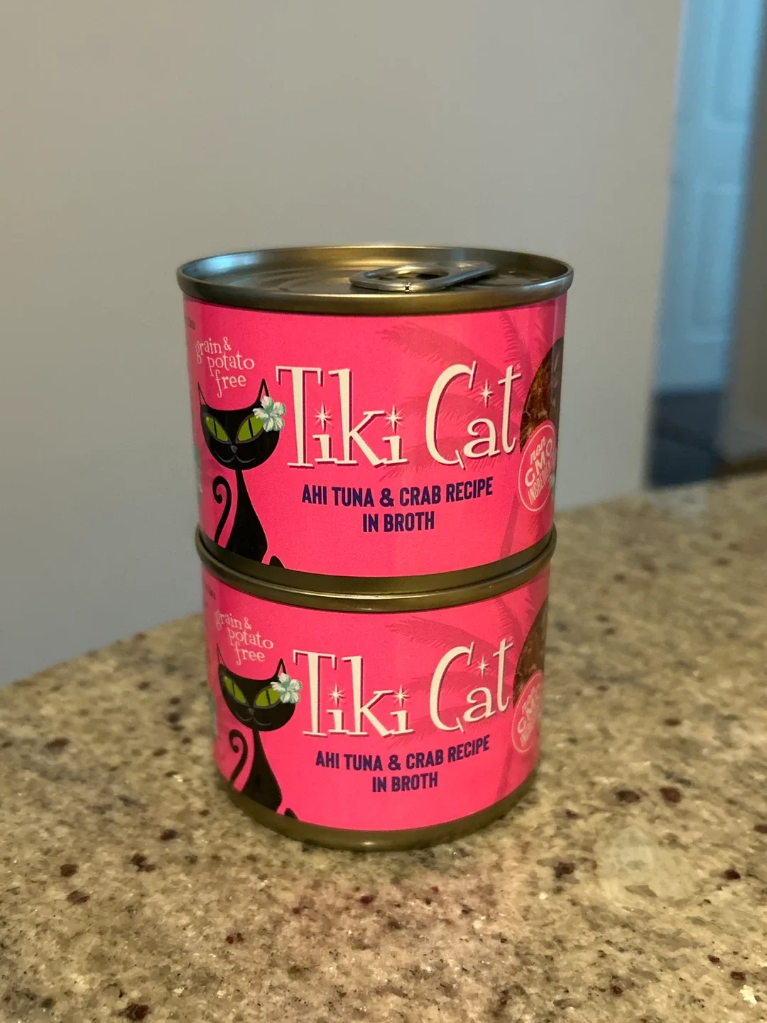 Tiki cat (2x 6oz cans) - tuna and crab flavour