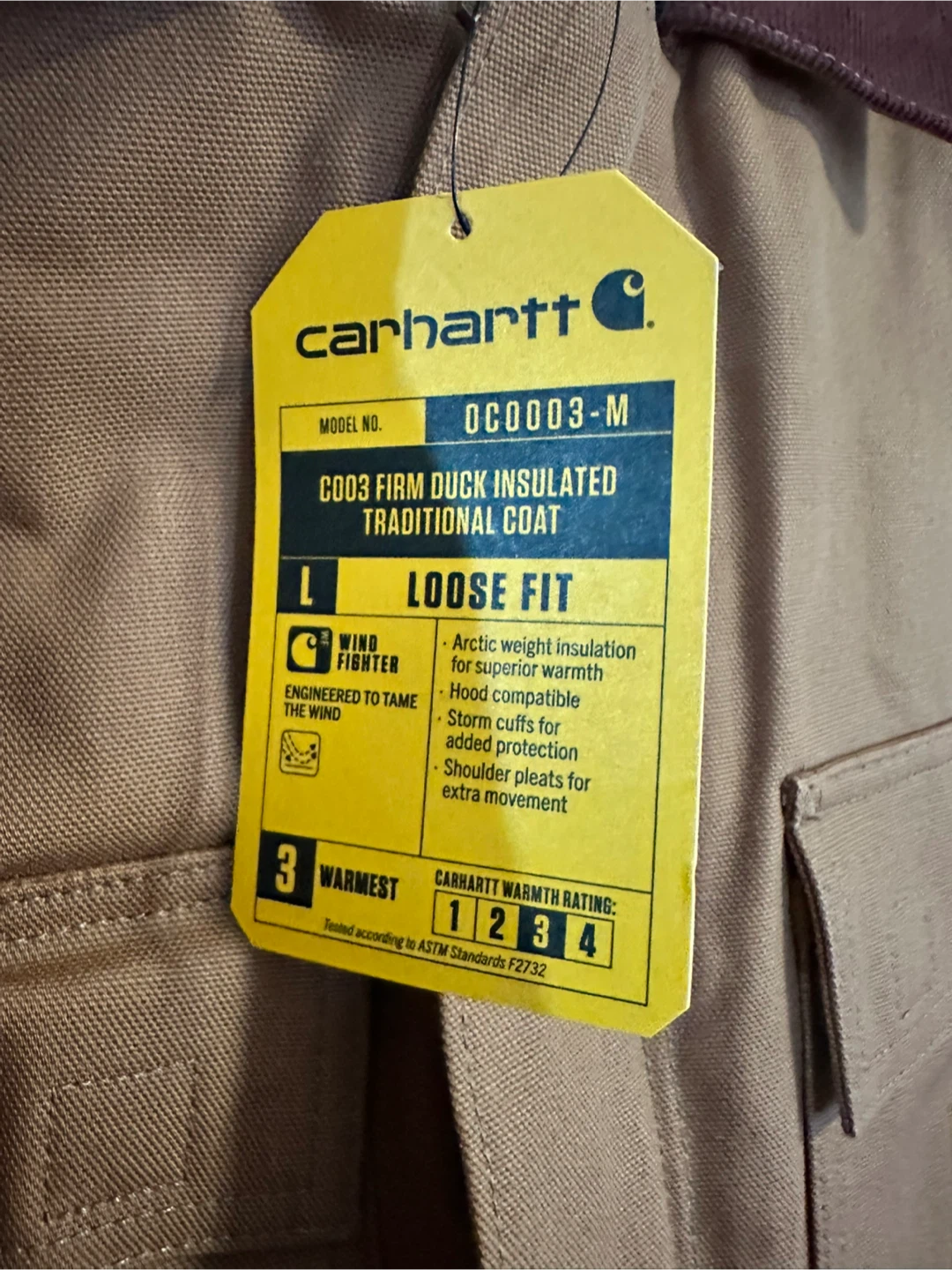 Men’s Carhartt Winter Jacket - photo 2
