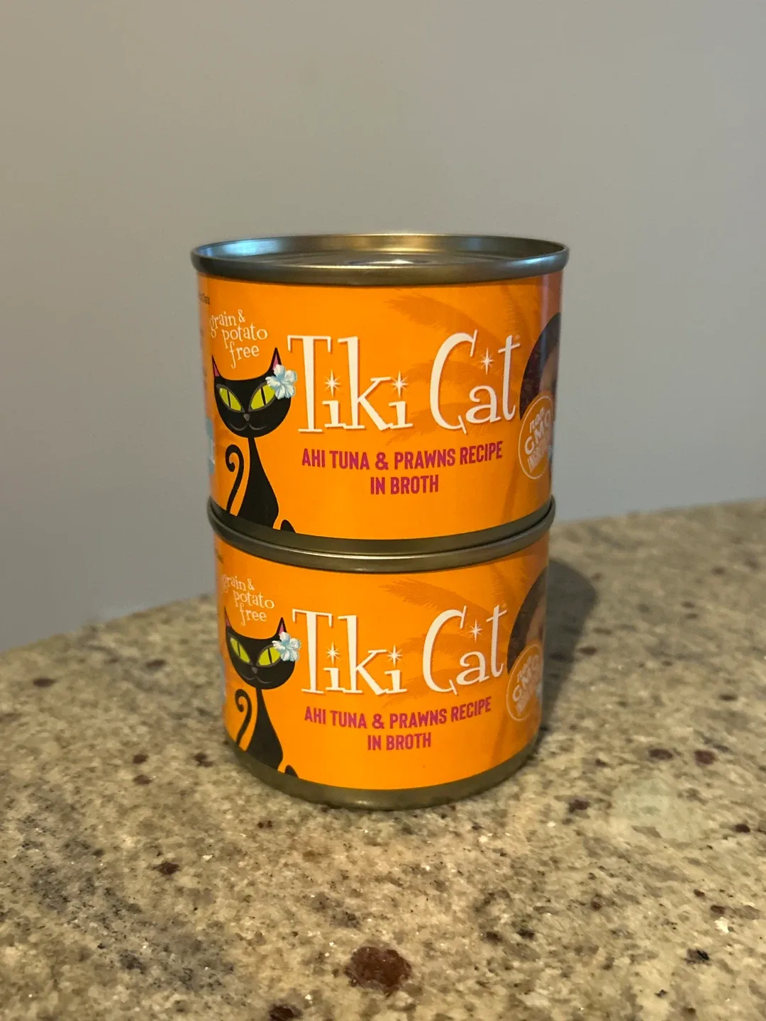 Tiki cat (2x 6oz cans) - tuna and prawns flavour