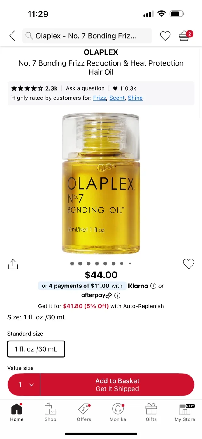 Olaplex No. 7 Bonding Oil 30ml
