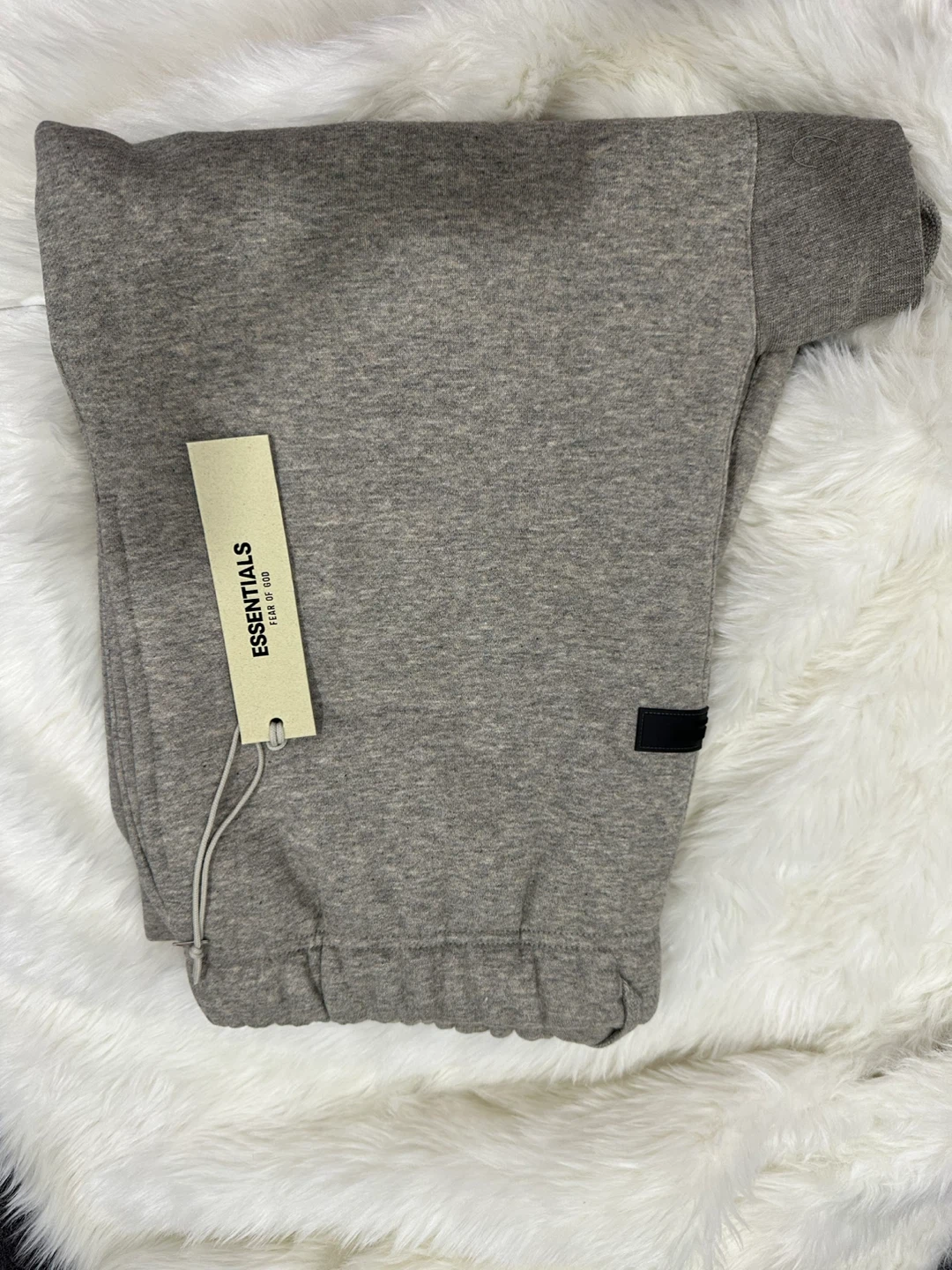 Essentials dark Oat cuffed Sweatpants - Medium - photo 4