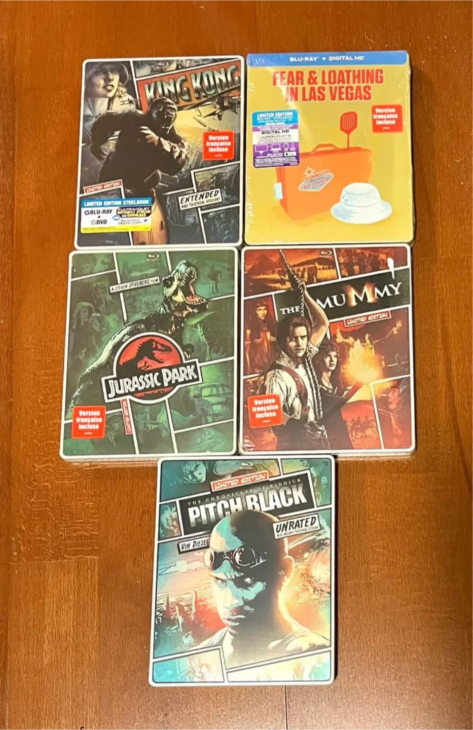 Blu-ray Limited Edition Steelbooks