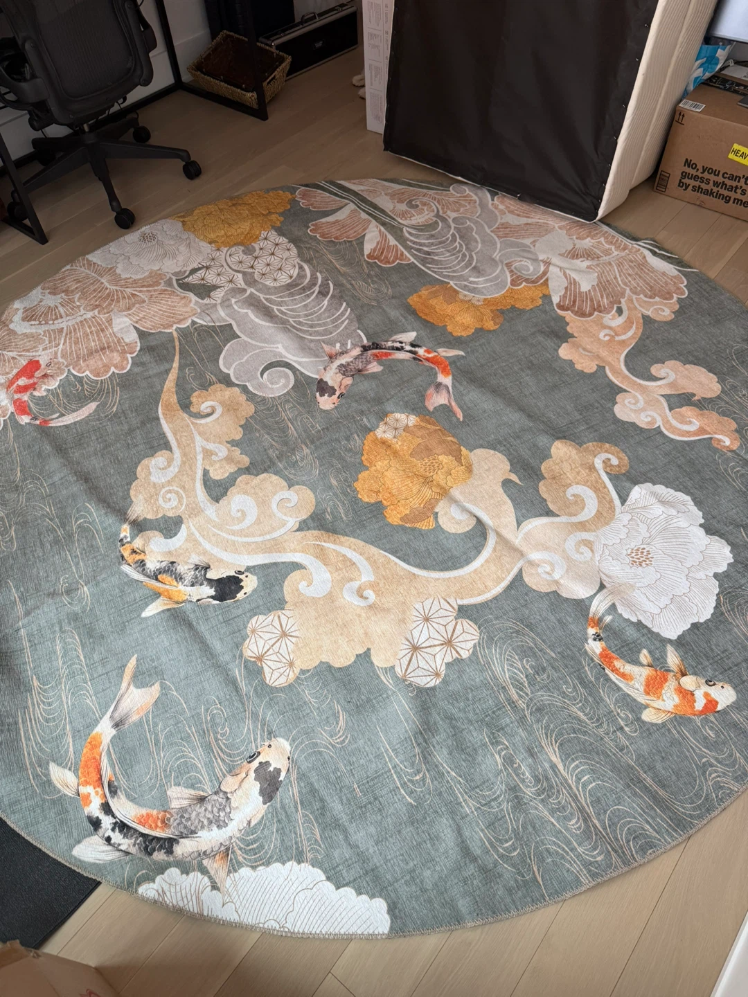 Suki Sage Green Koi Round Rug - 10’ (Brand New *Unopened*) - photo 5