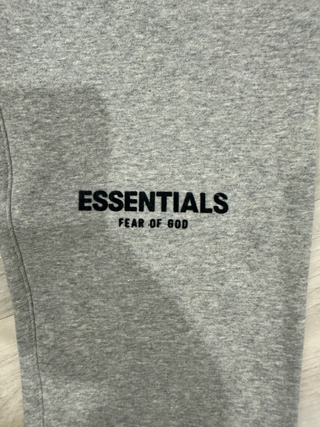 Essentials dark Oat cuffed Sweatpants - Medium - photo 3