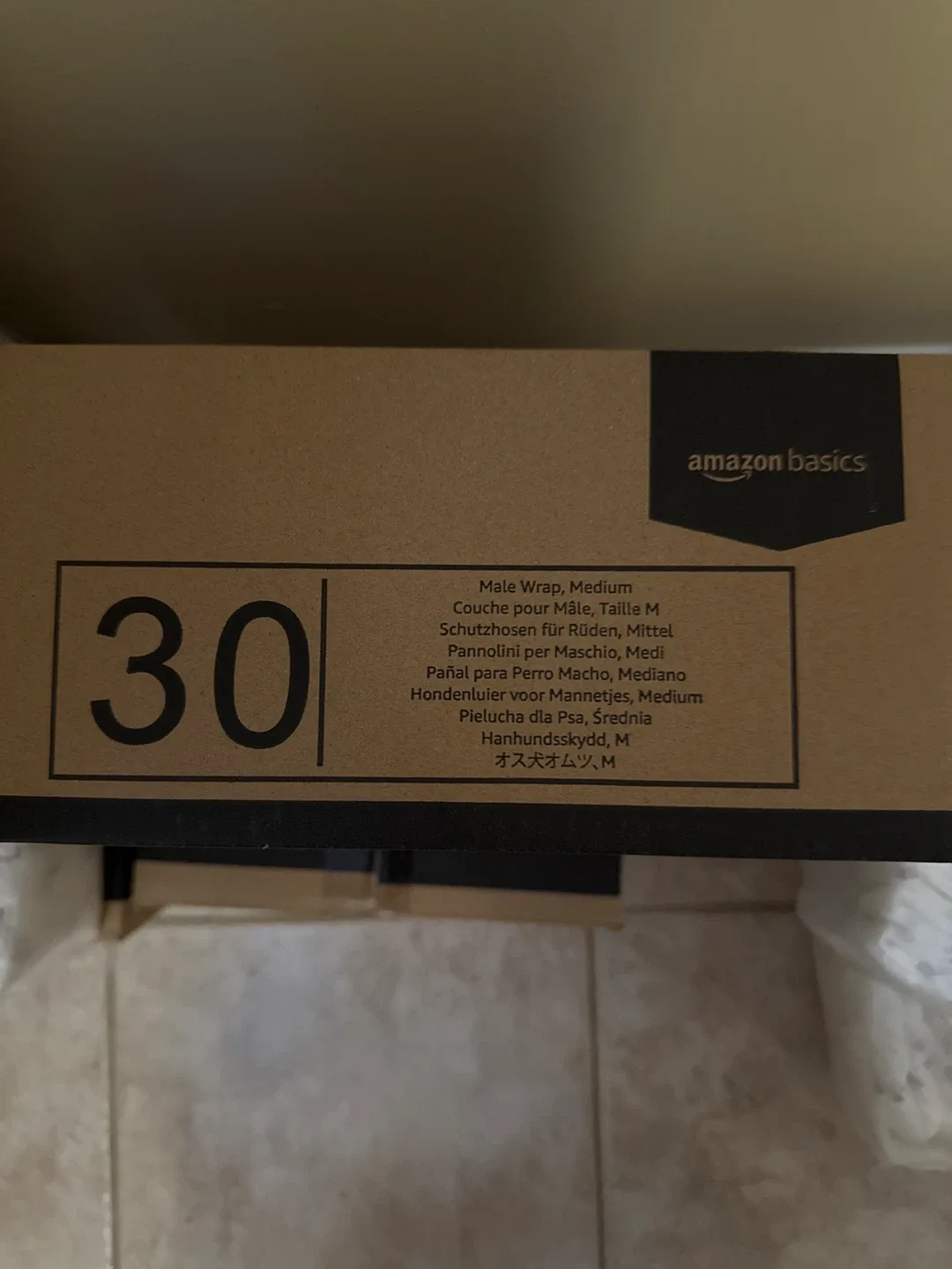 Amazon Basics Male Wraps - Medium, 30 count image indicator(2)