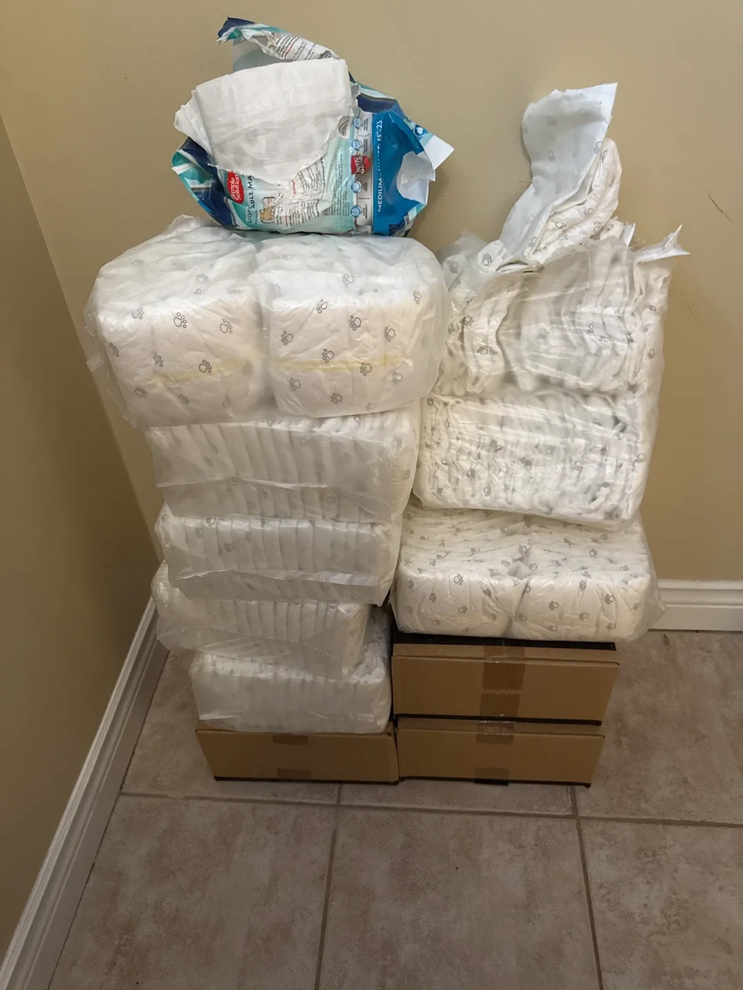 Amazon Basics Male Wraps - Medium, 30 count