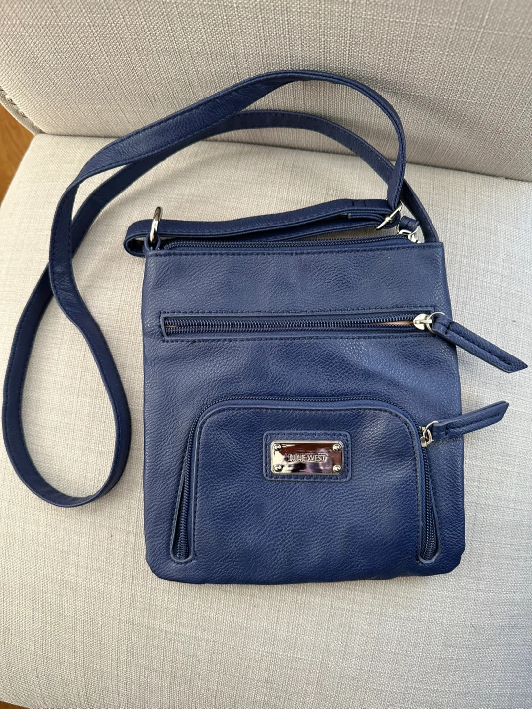 Nine West Blue Crossbody Bag # Cleanout