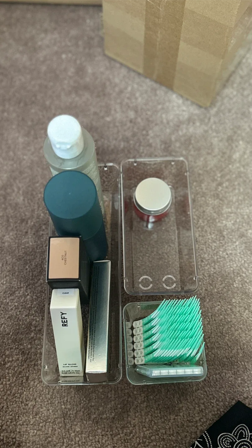 3-Piece Clear Acrylic Organizers image indicator(2)