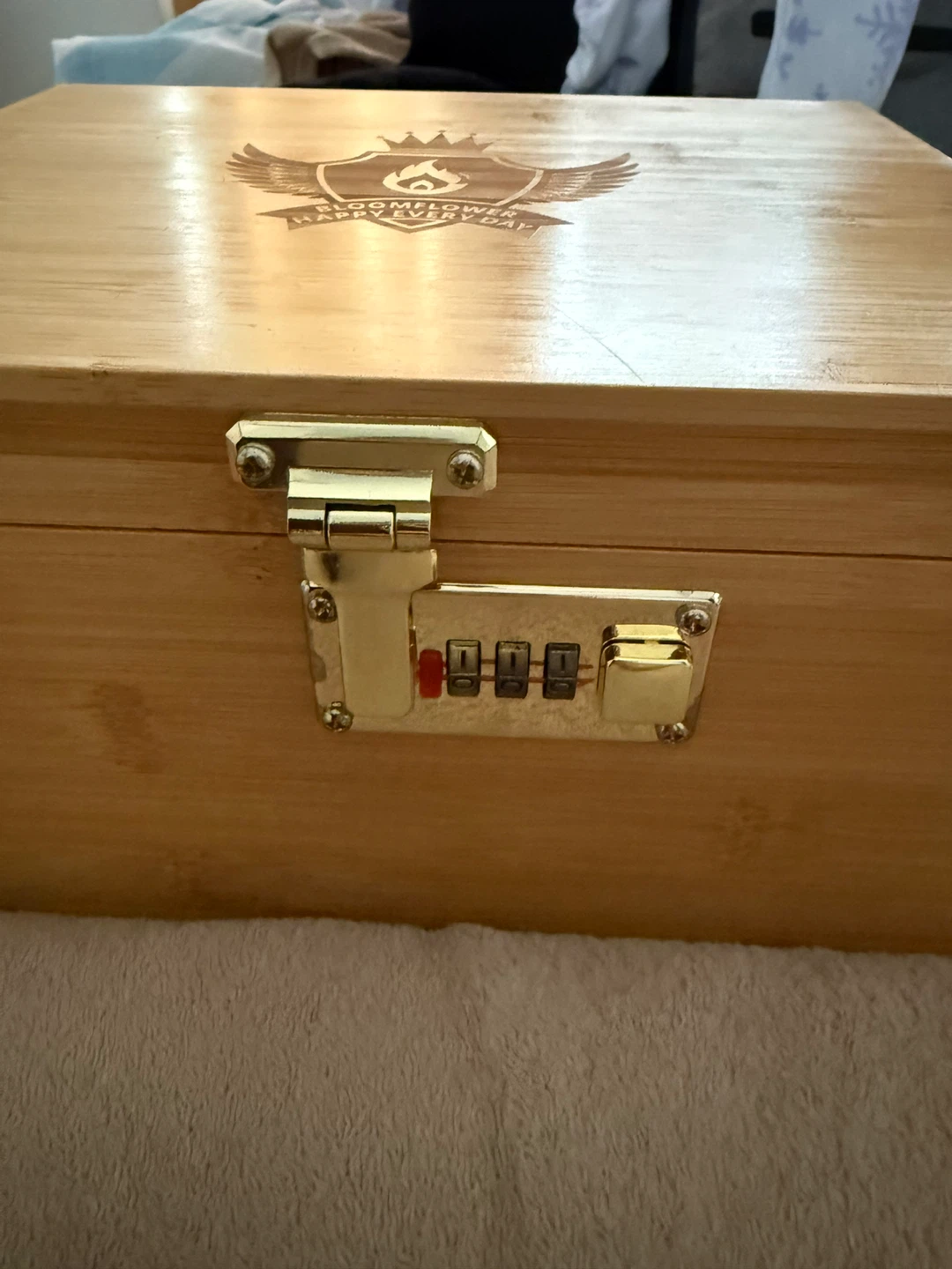 BLOOMFLOWER Bamboo Stash Box with Accessories - photo 2