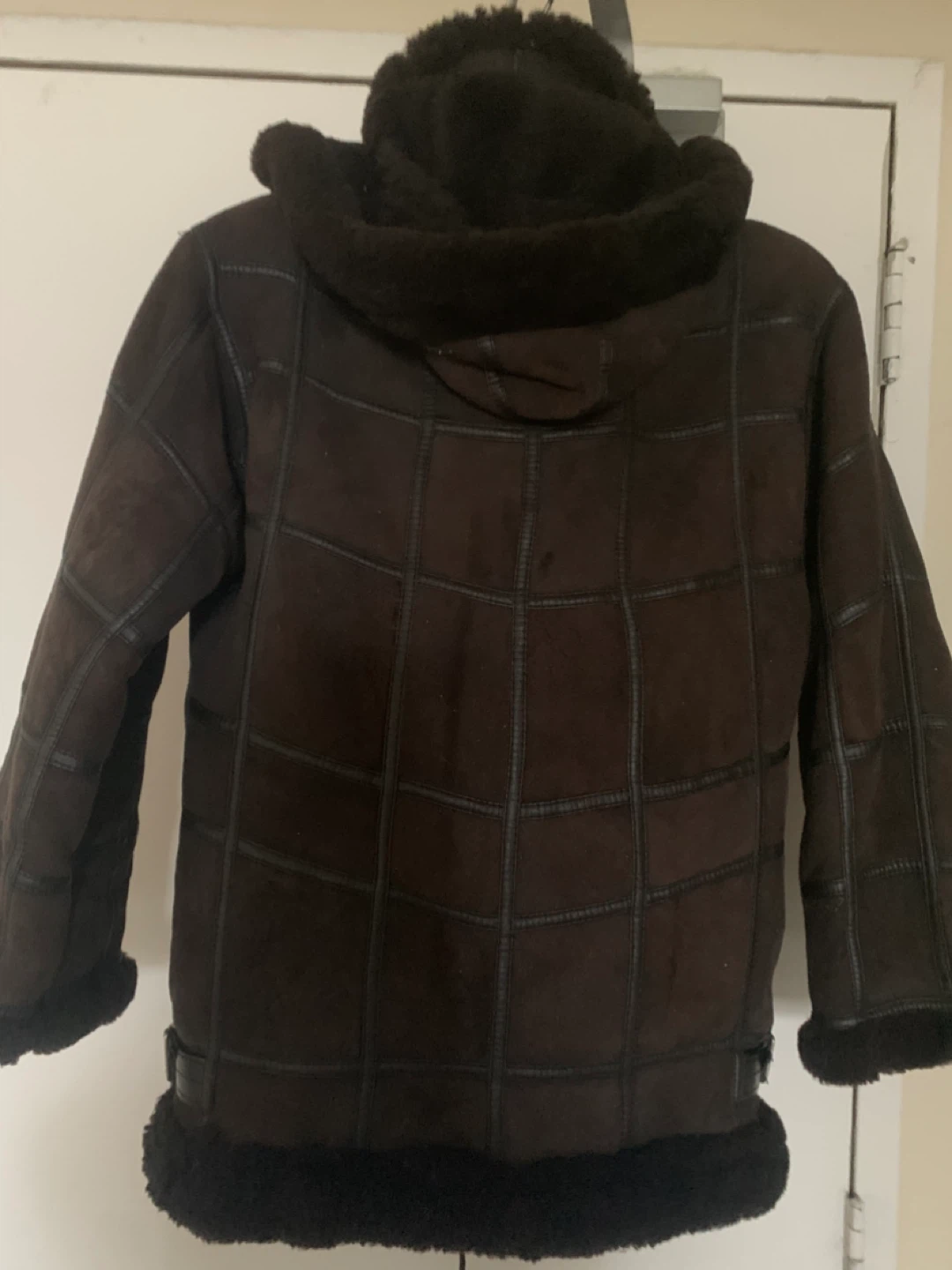 Shearling Leather Winter Jacket - photo 2