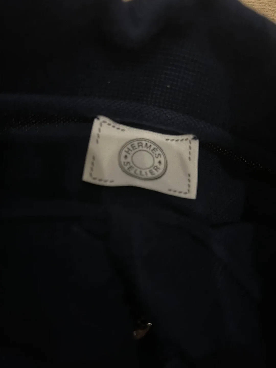 Authentic Hermès Paris Navy Polo Shirt image indicator(3)