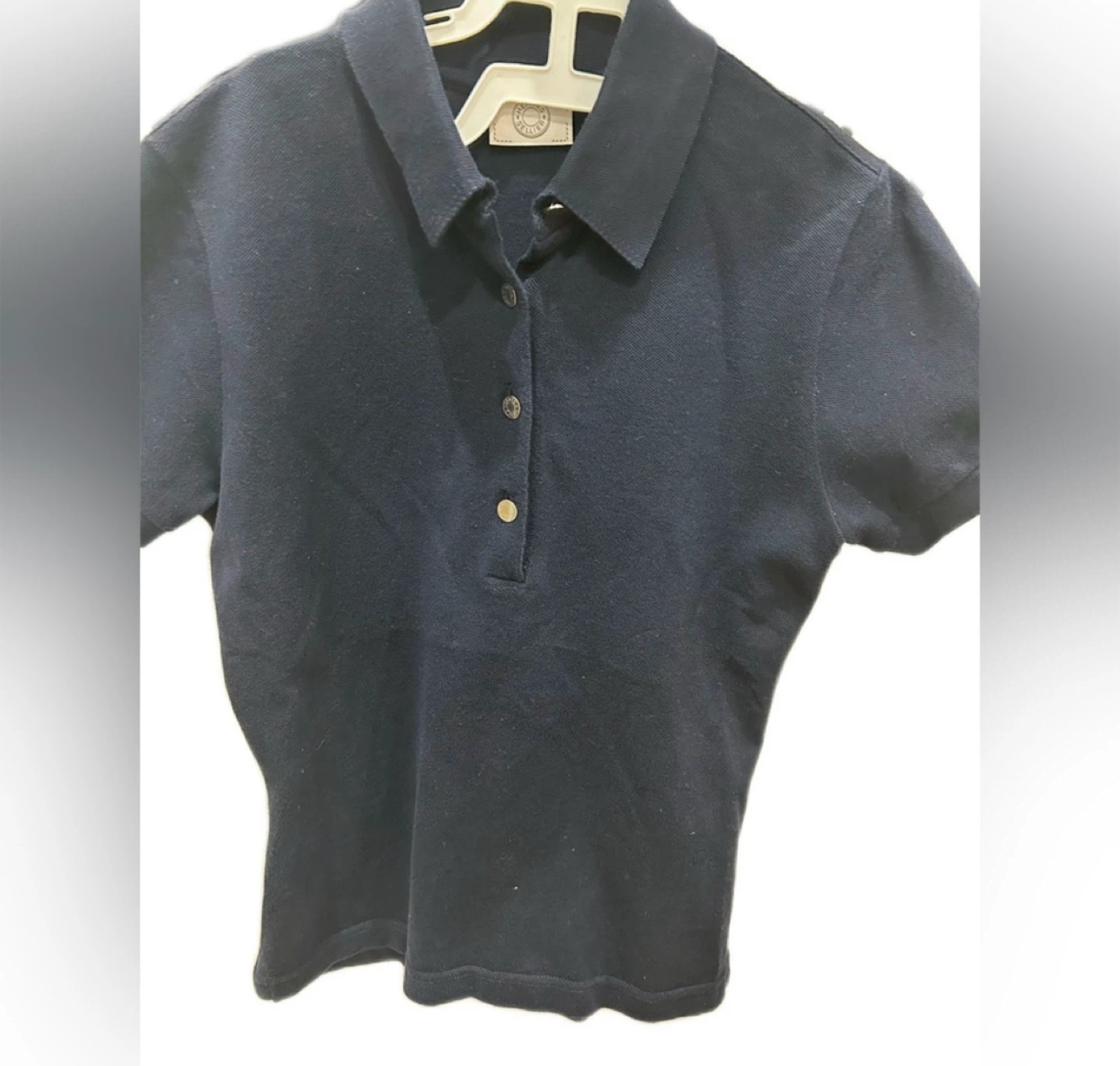 Authentic Hermès Paris Navy Polo Shirt