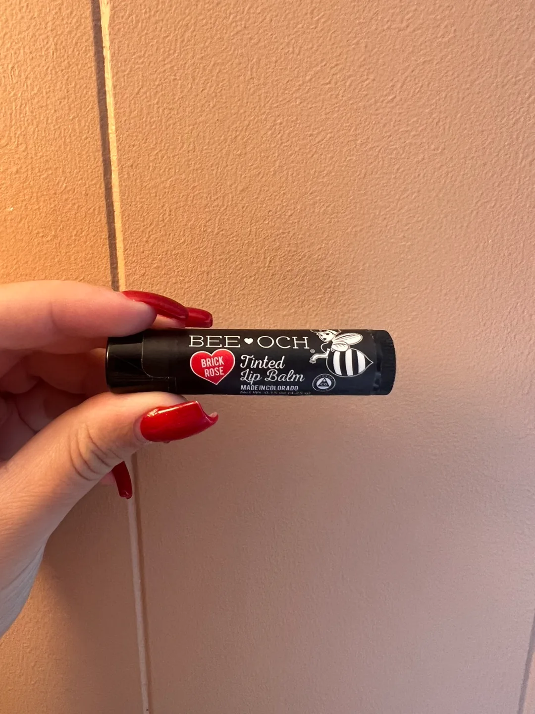 Bee•och Brick Rose Tinted Lip Balm