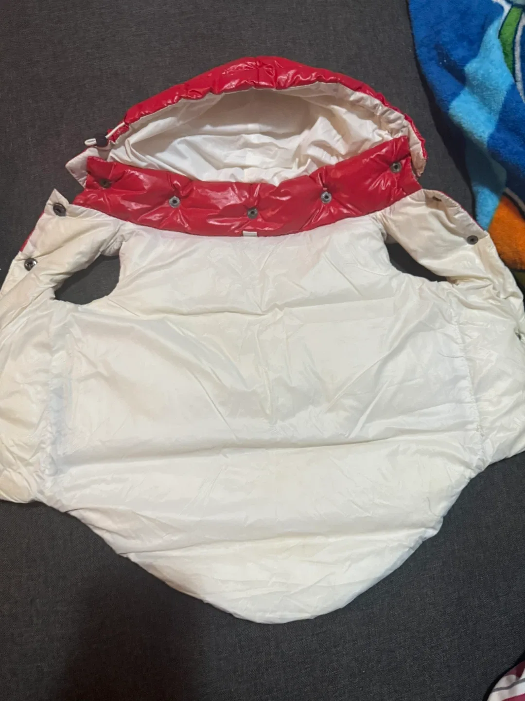 Moncler Padded Vest - Red, White & Blue