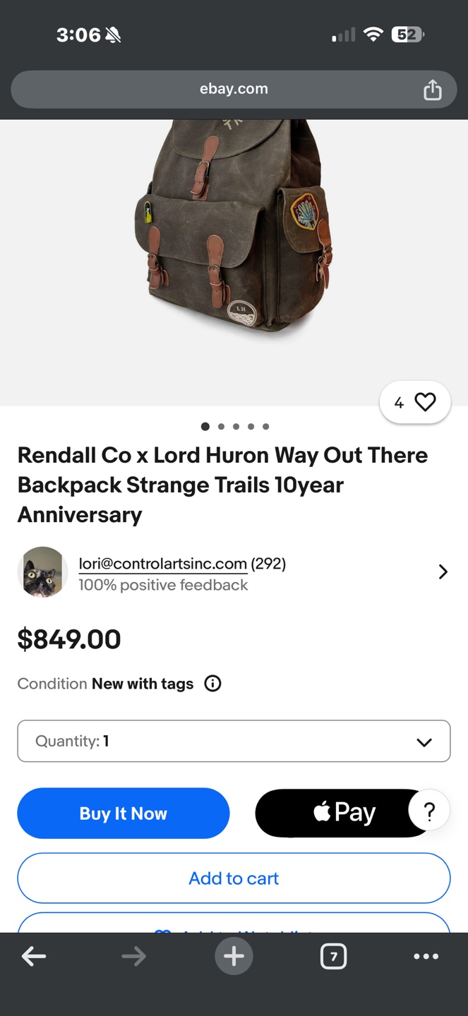 New Rendall Co x Lord Huron Backpack - photo 3