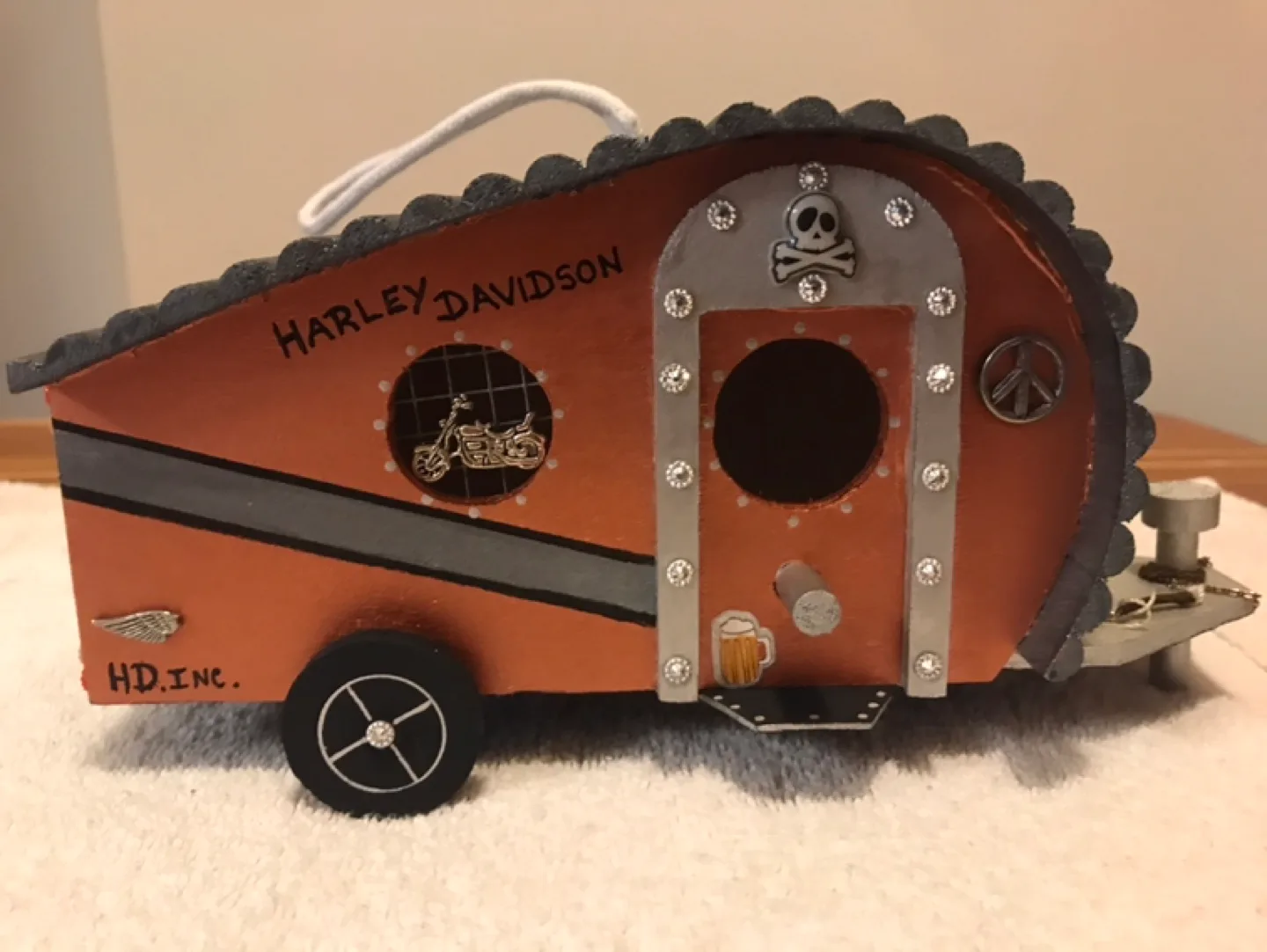 Harley-Davidson Trailer Style Birdhouse