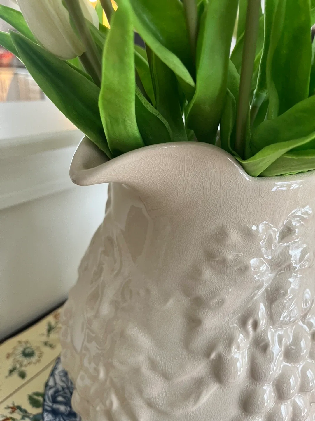 #Cleanout- Ceramic Flower Pitcher Vase image indicator(6)