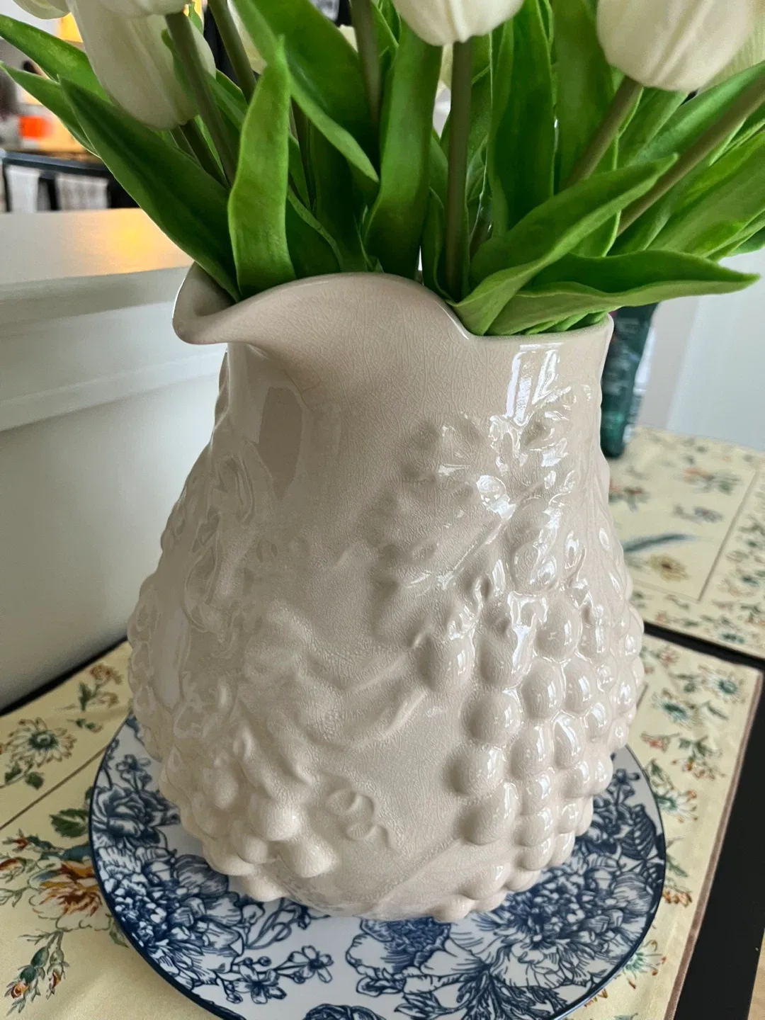 #Cleanout- Ceramic Flower Pitcher Vase image indicator(4)