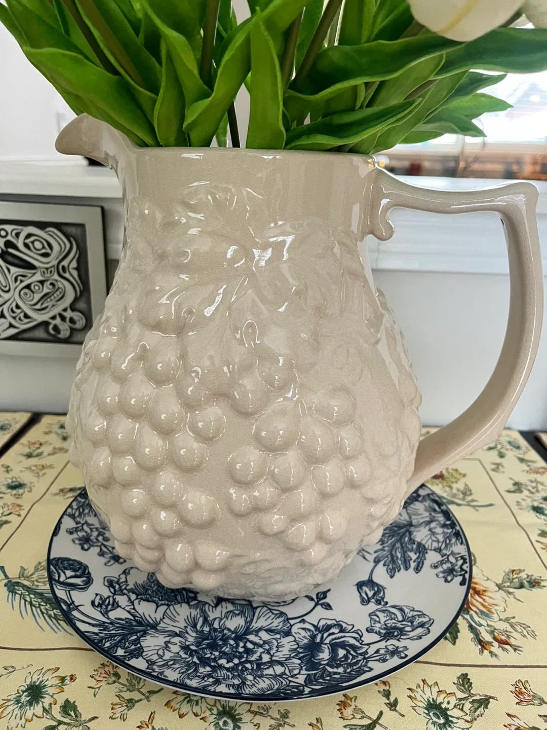 #Cleanout- Ceramic Flower Pitcher Vase