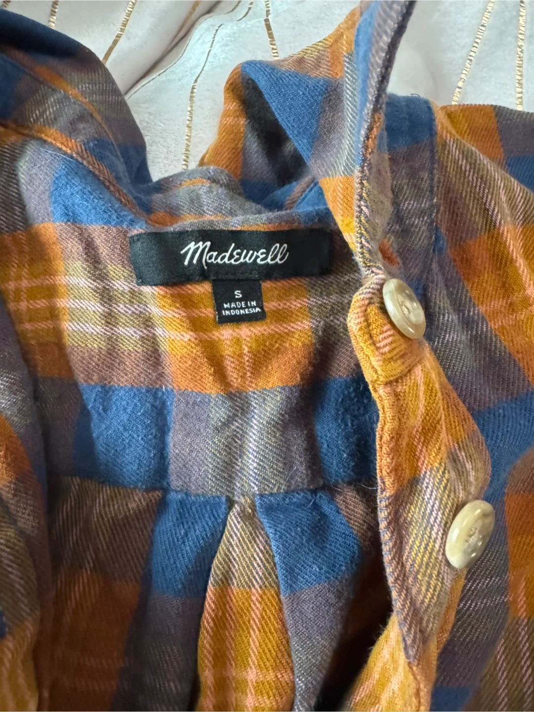 Madewell plaid shirt size S - photo 2