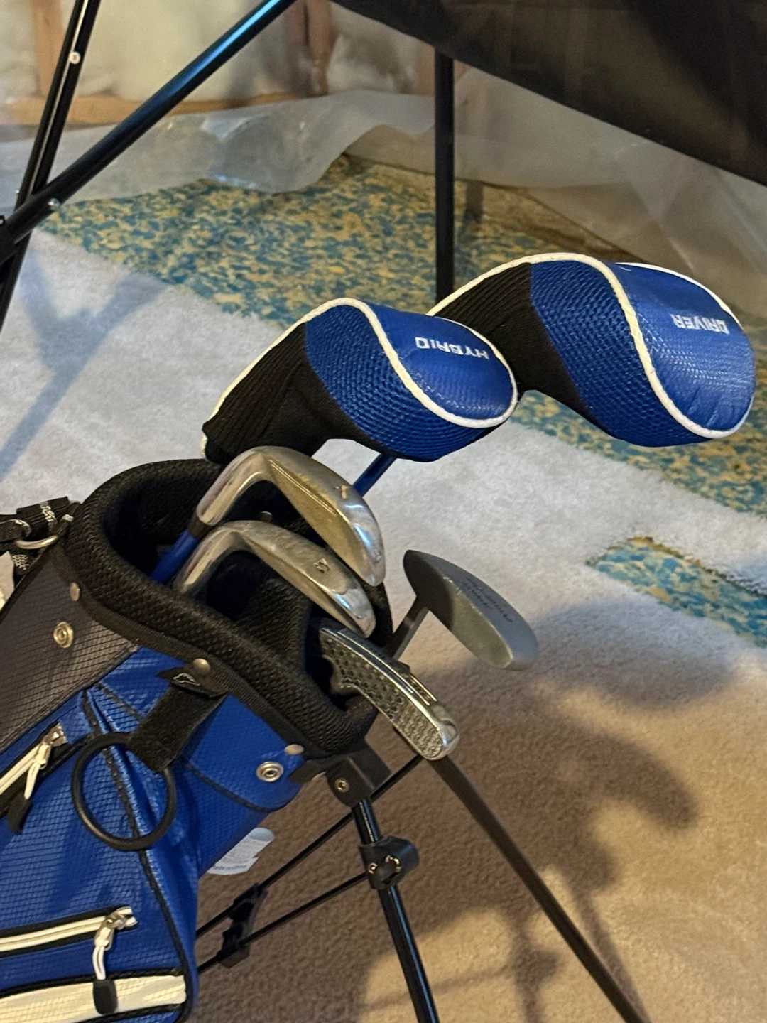 Powerbilt Blue Golf Bag with Clubs - photo 4