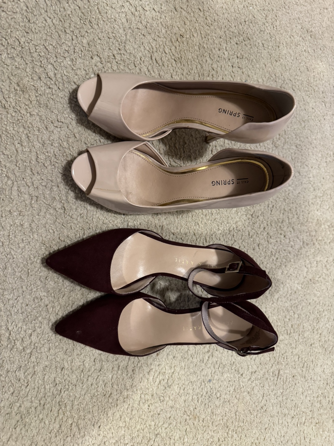 Call It Spring & Kelly & Katie Heels - Size 7