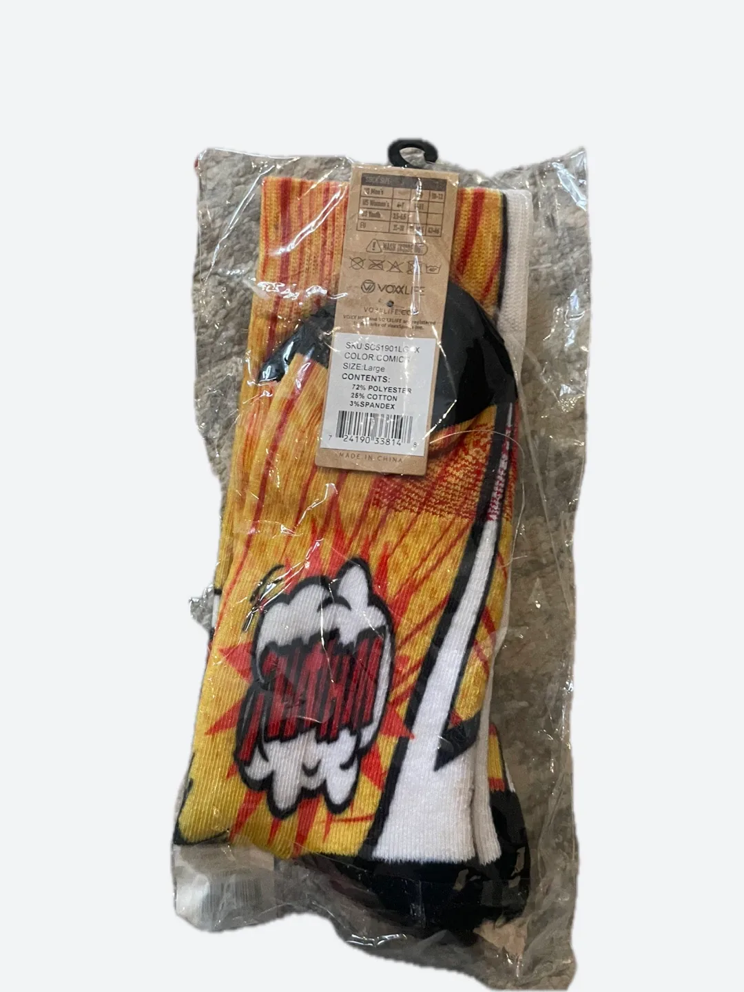 #cleanout New VOXX Iconic Collection Color Comics Socks