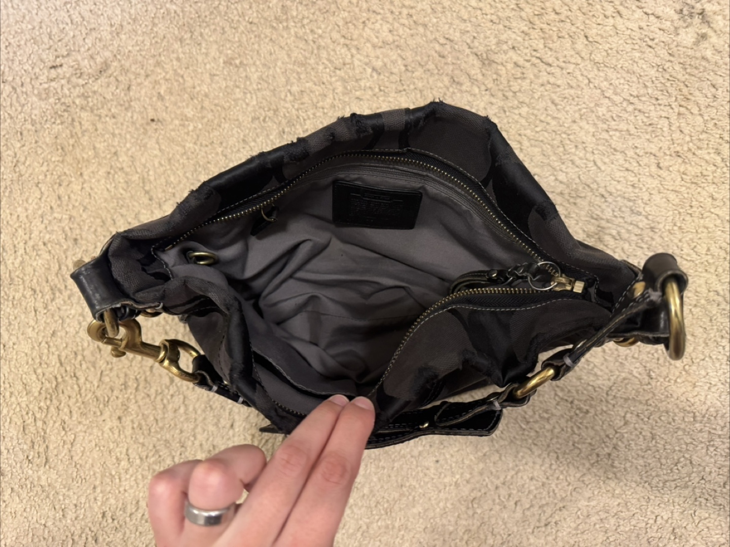 Coach Black Handbag - photo 3