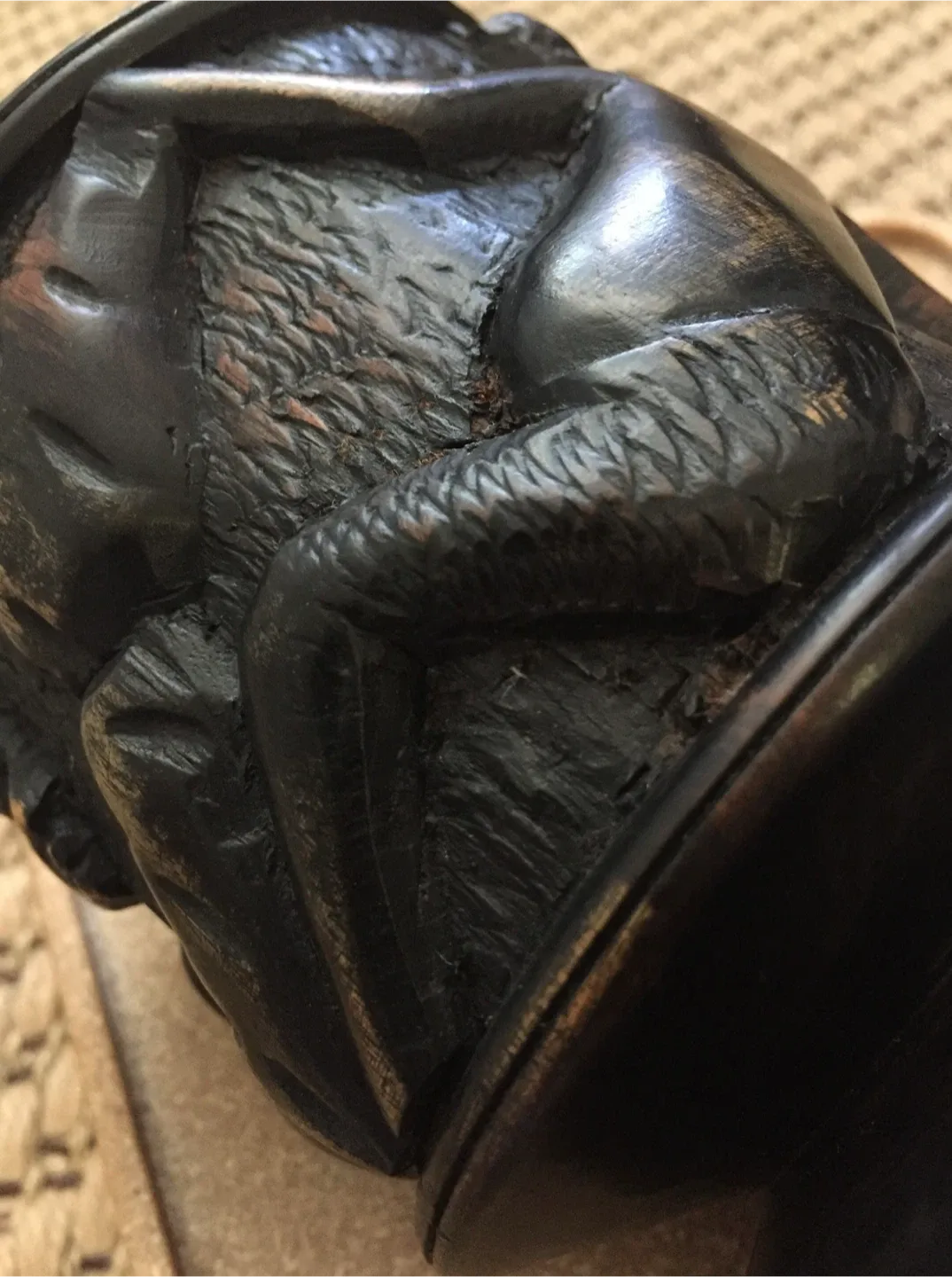 #🎁idea•Vintage Carved Wooden Goblet Cup Urn & Candle Holder image indicator(9)