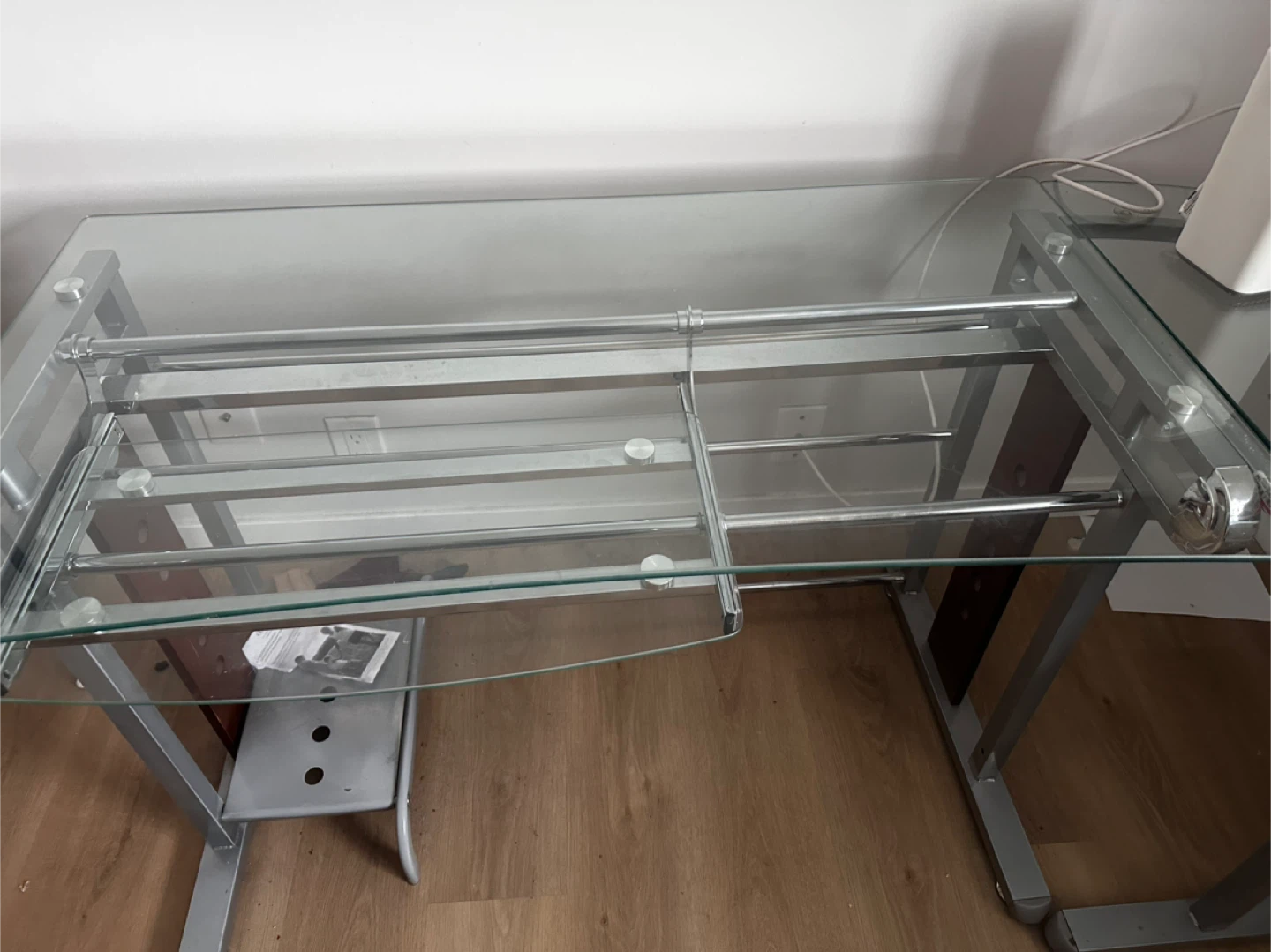 Glass Top Desk - photo 2