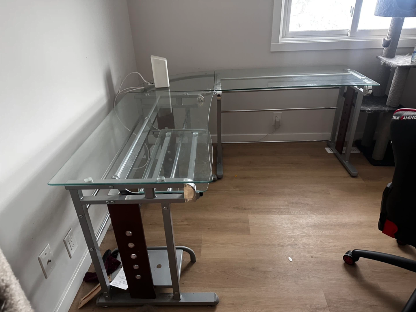 Glass Top Desk - photo 3
