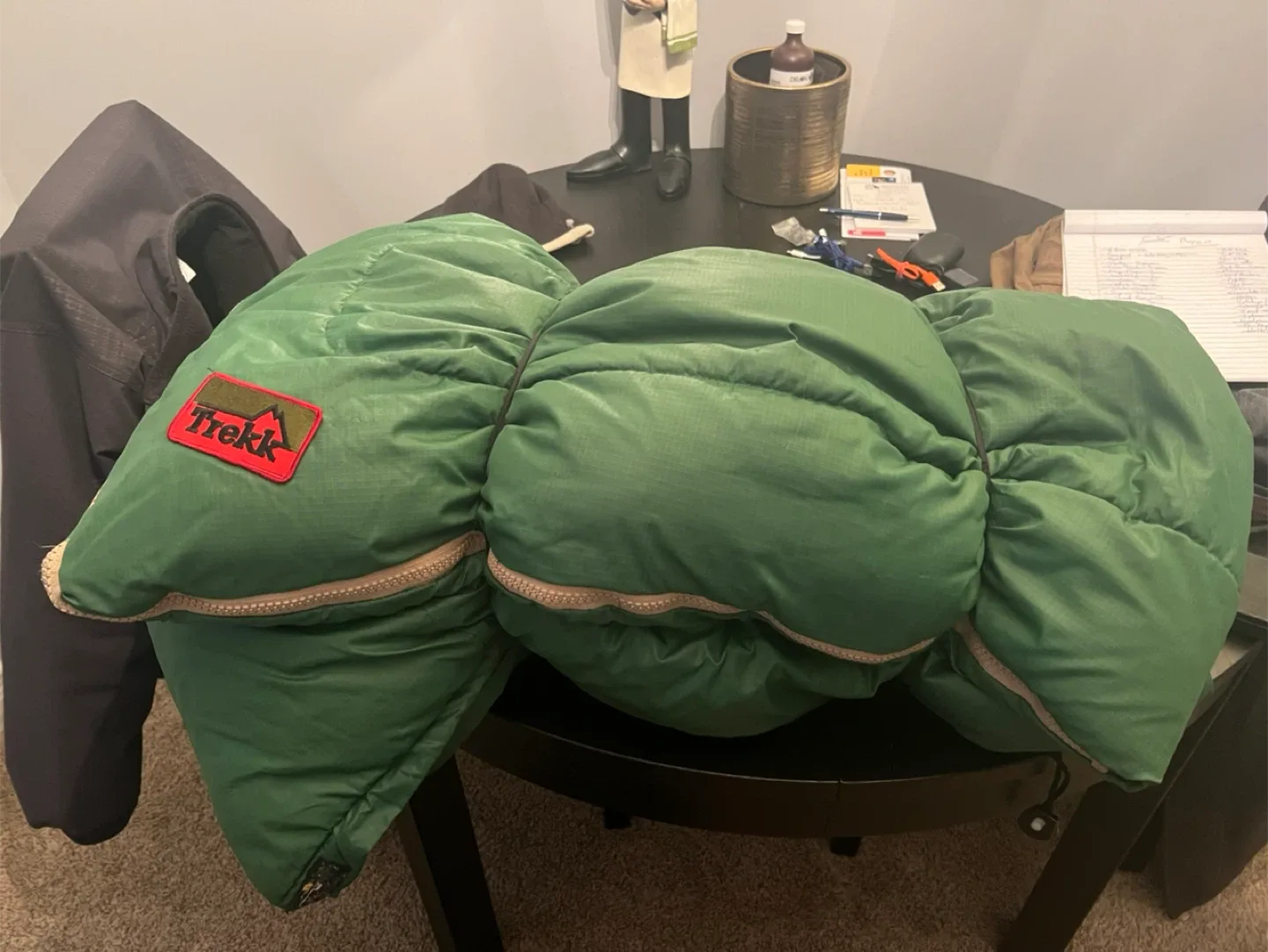 Trekk Green Sleeping Bag - Dog Bed