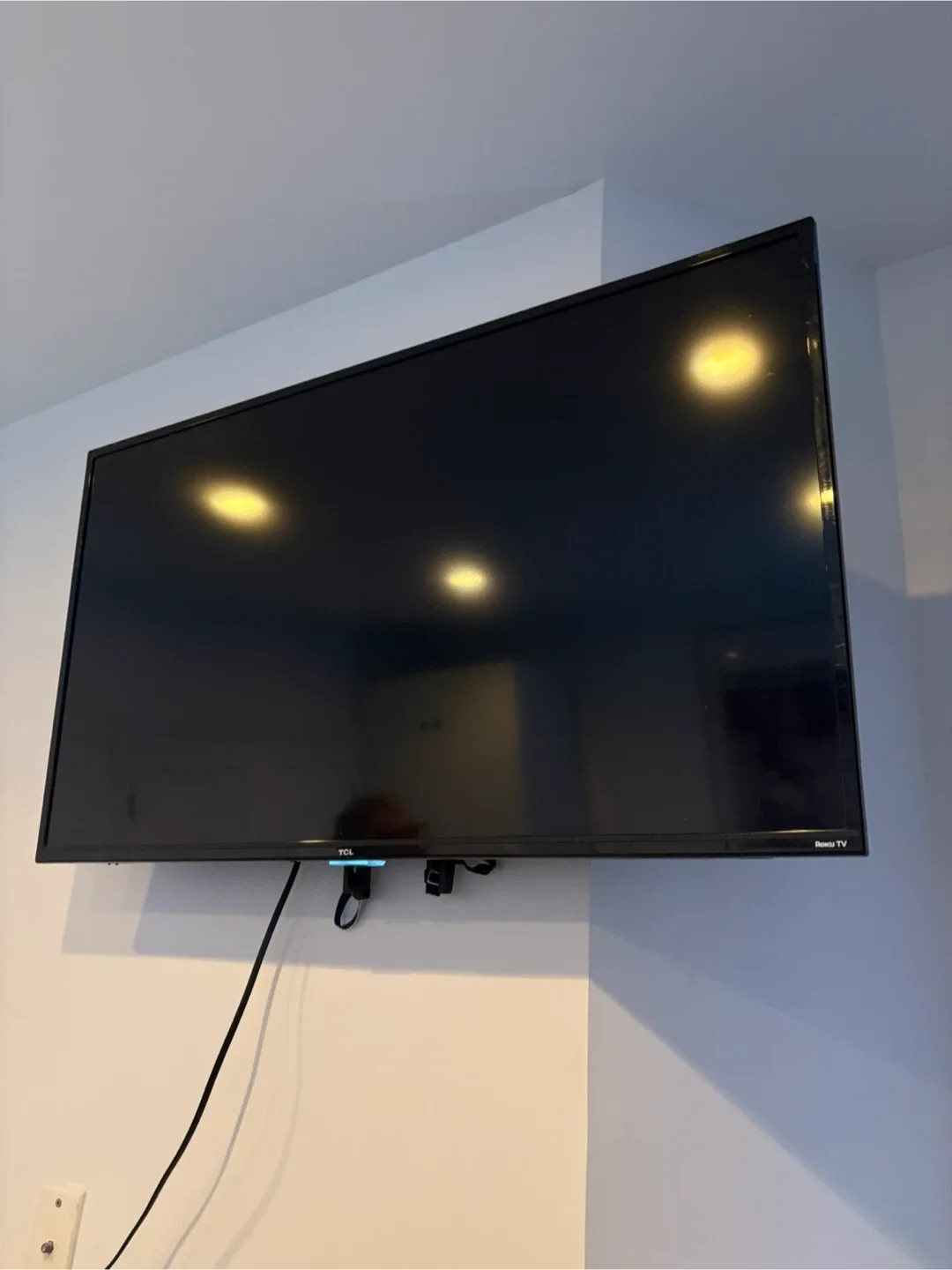 48" TCL Roku TV image indicator(2)