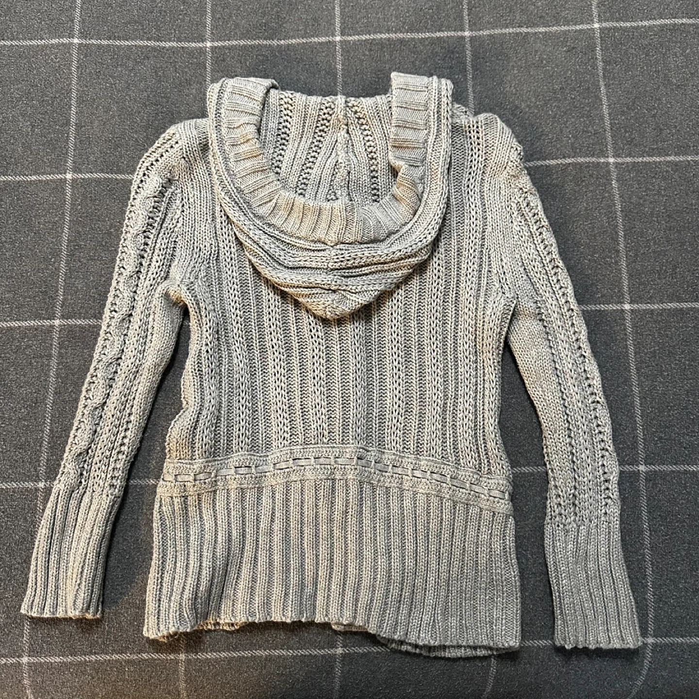 Abercrombie & Fitch Grey Knit Cardigan - photo 3