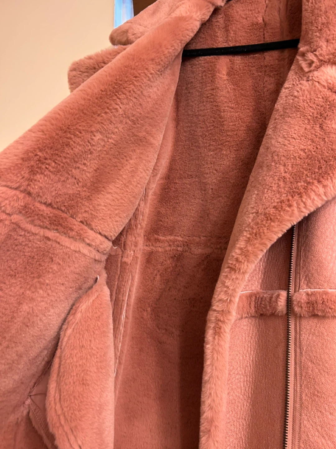 Dorothy Perkins Pink Faux Shearling Coat - photo 3