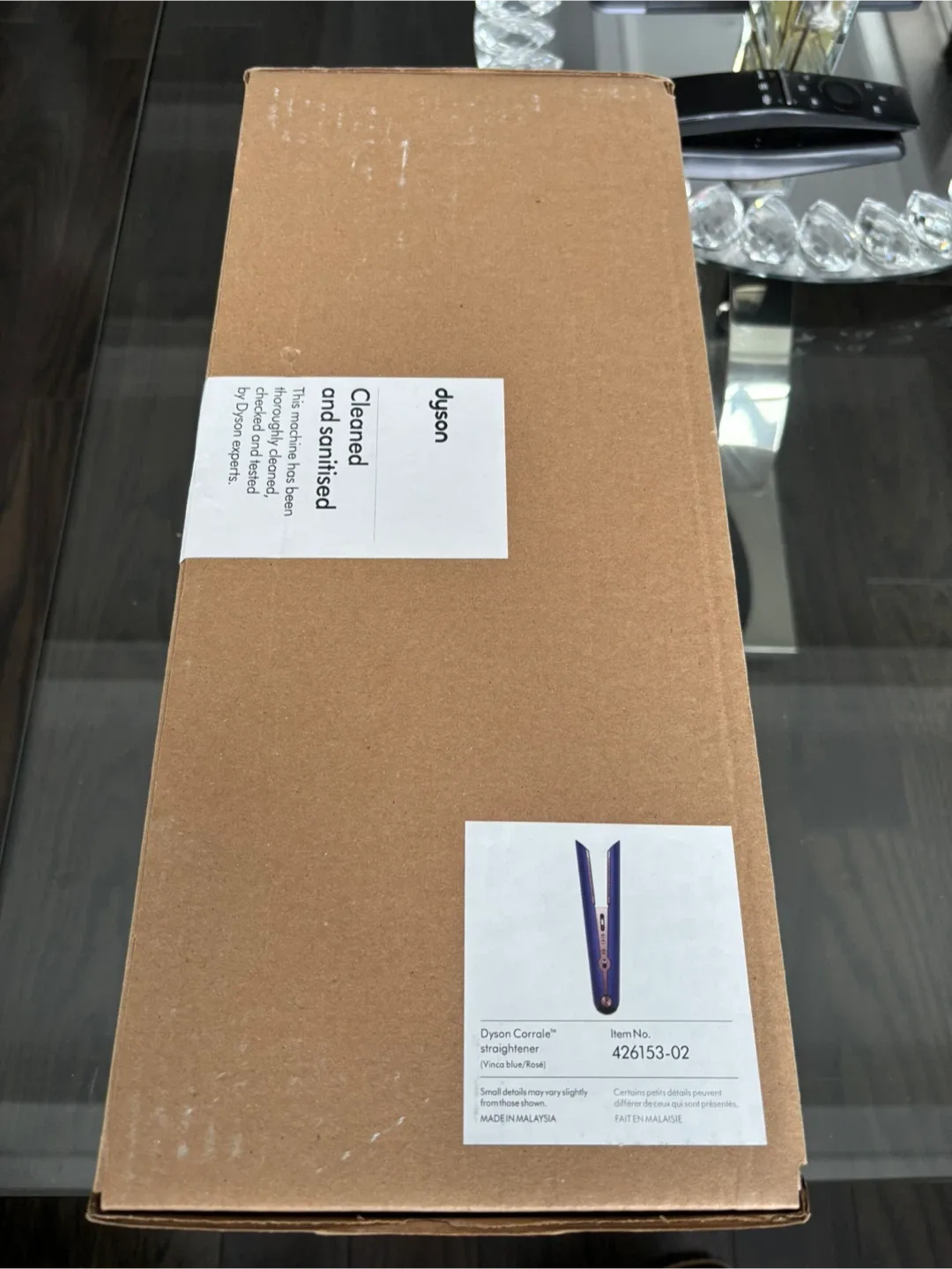 Dyson Corrale Straightener (Vinca Blue/Rose) w/ Box image indicator(4)