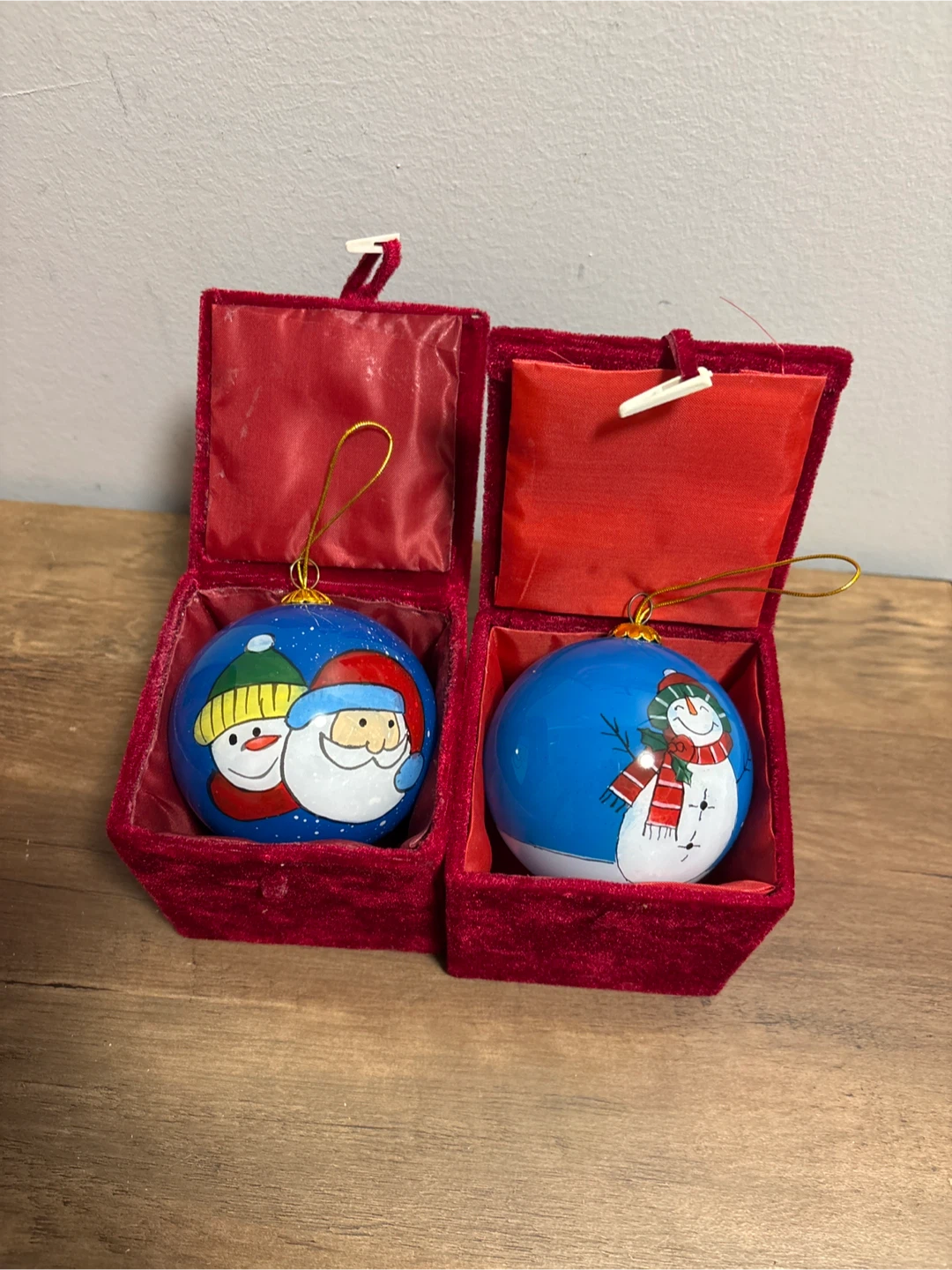 Vintage Two Christmas Ornaments with Boxes - photo 4
