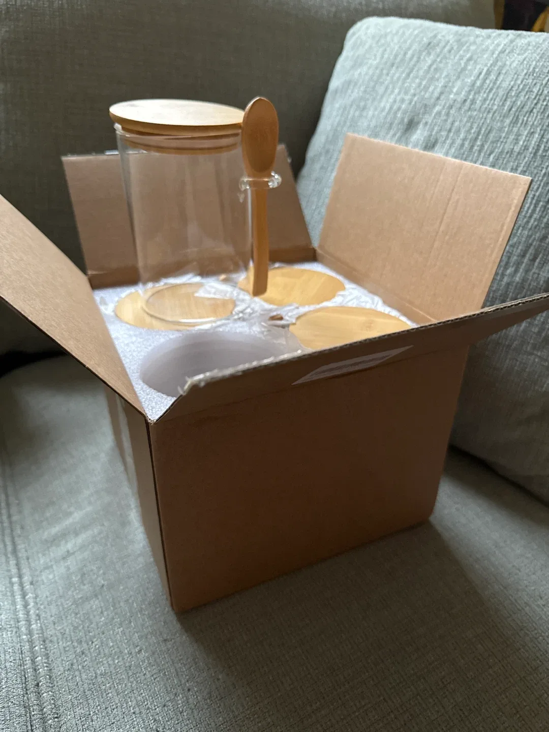 #cleanout Glass Overnight Oats Jars image indicator(3)