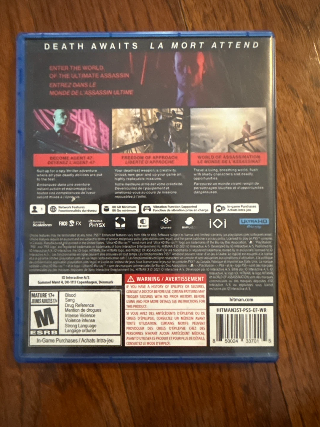 hitman3 ps5 game - photo 2