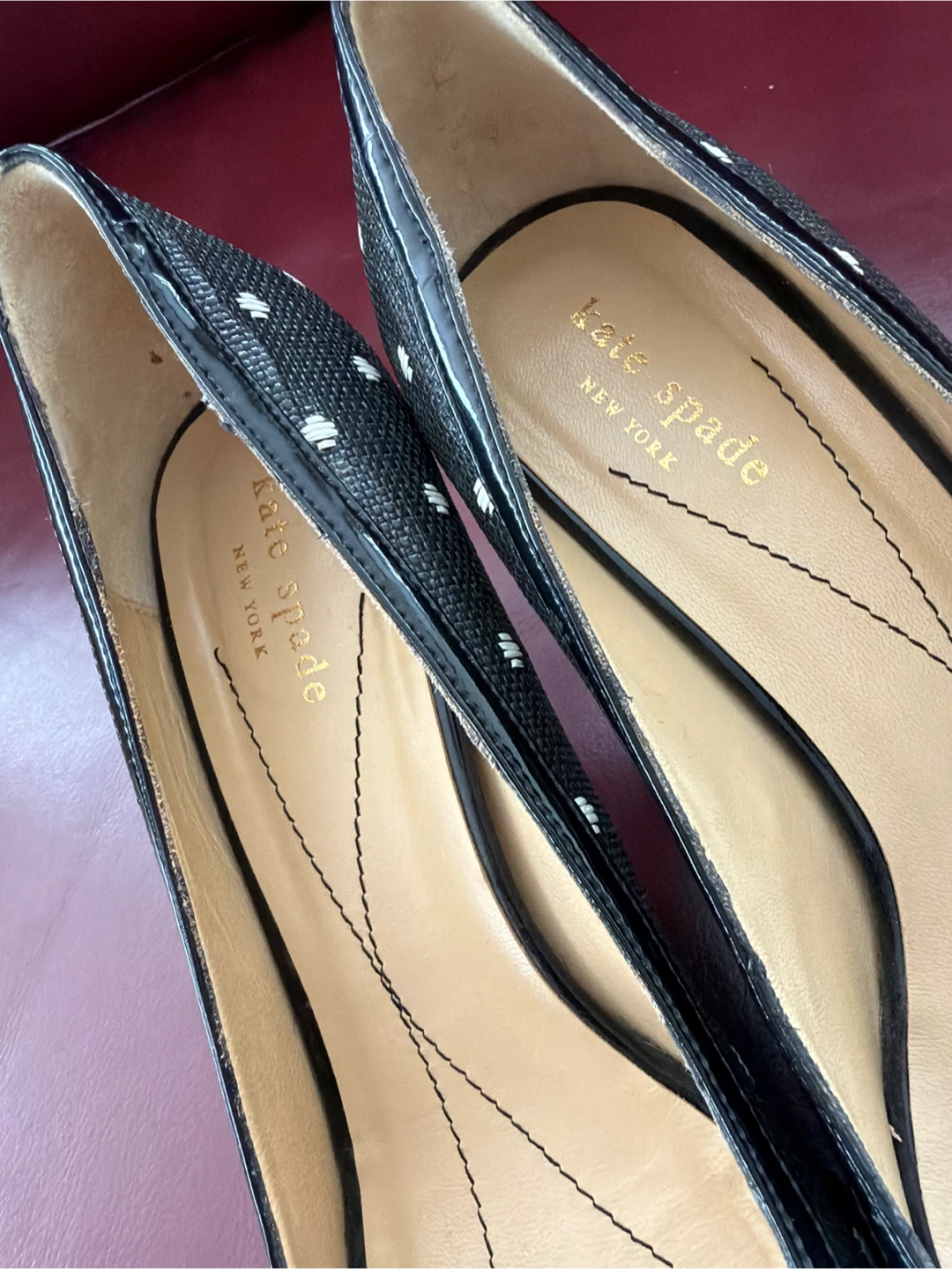 Kate Spade Black Polka Dot Heels - photo 3
